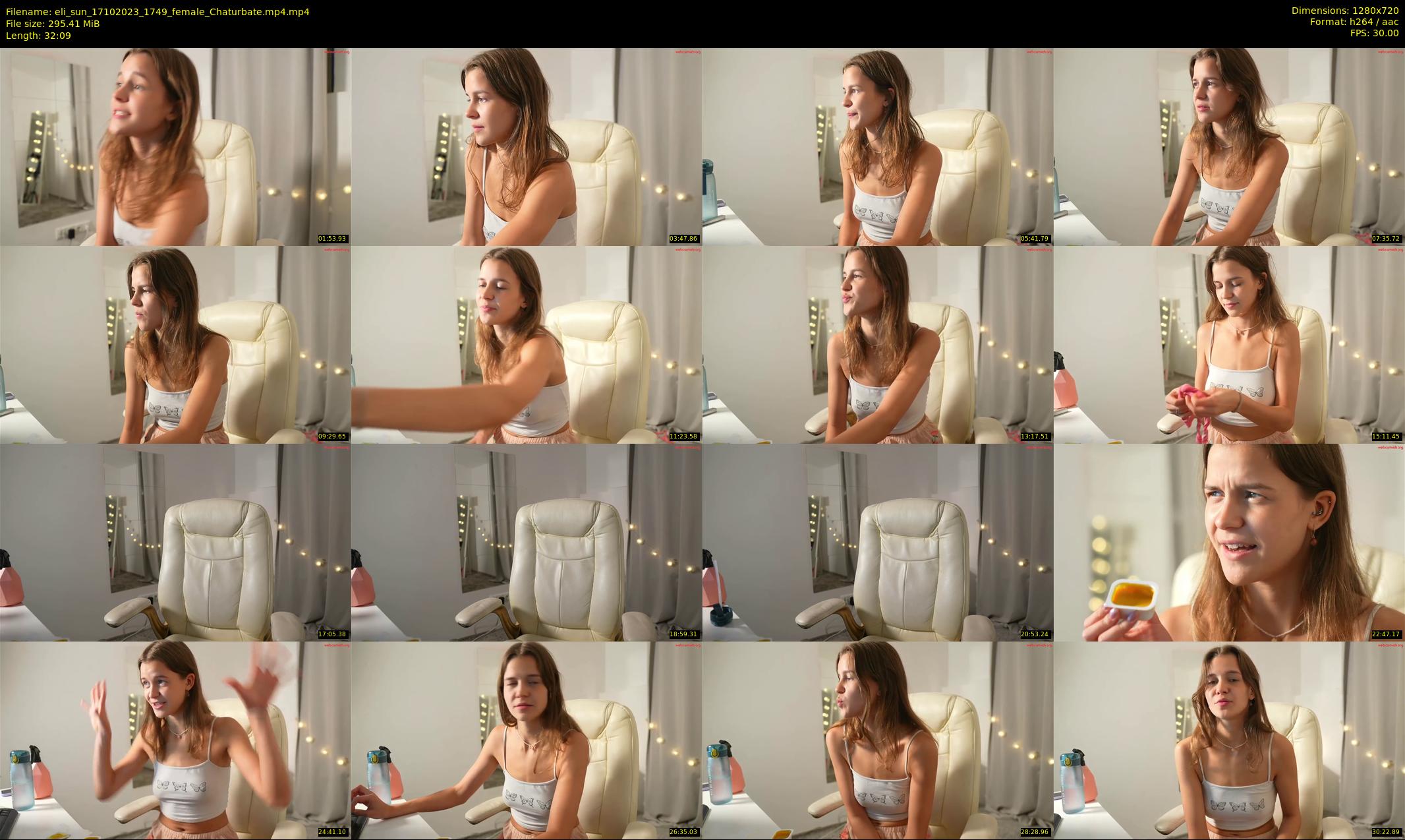 eli_sun — 33 minute Chaturbate female cam show recording, 720p, Oct 17, 2023