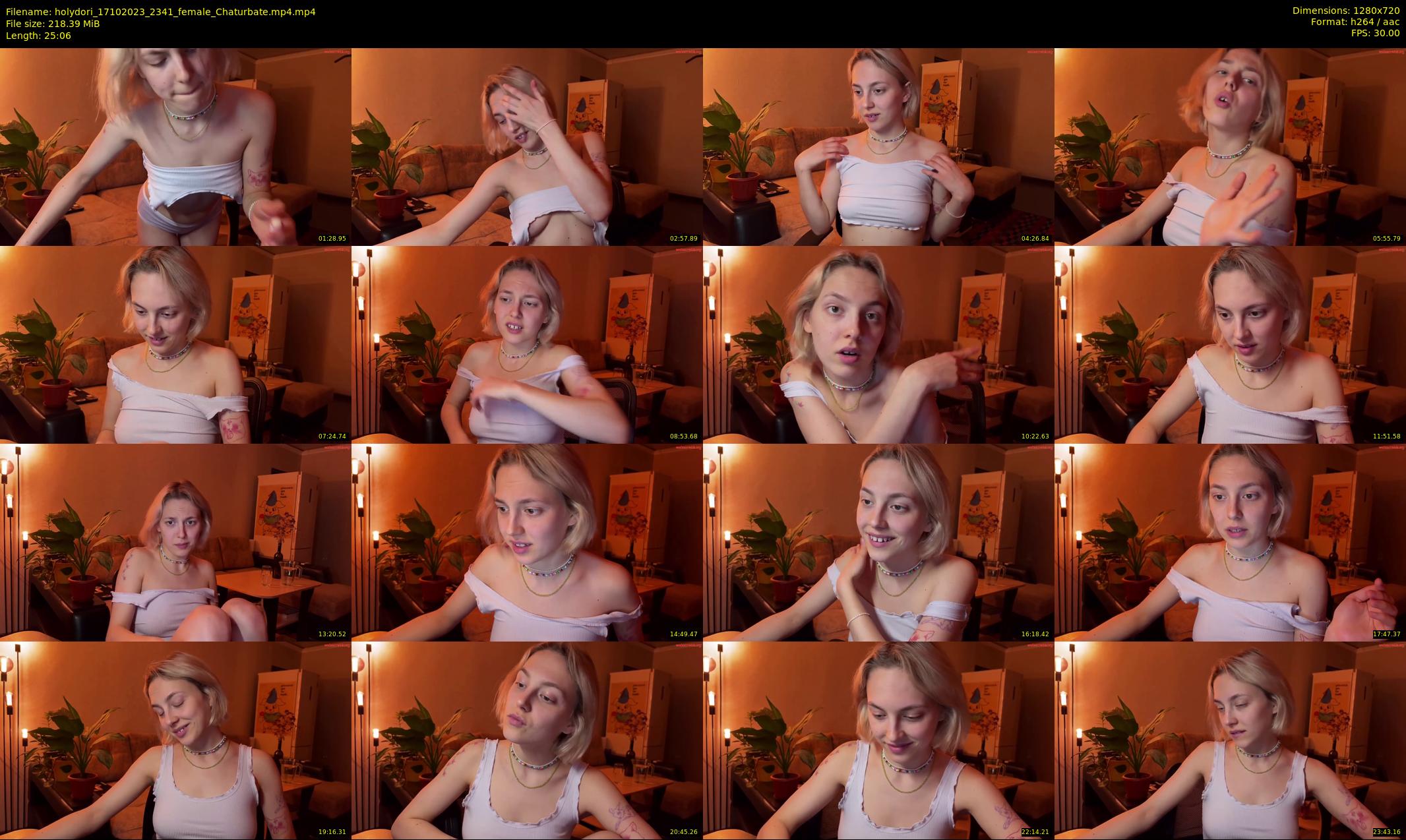 holydori — 26 minute Chaturbate female cam show recording, 720p, Oct 17, 2023