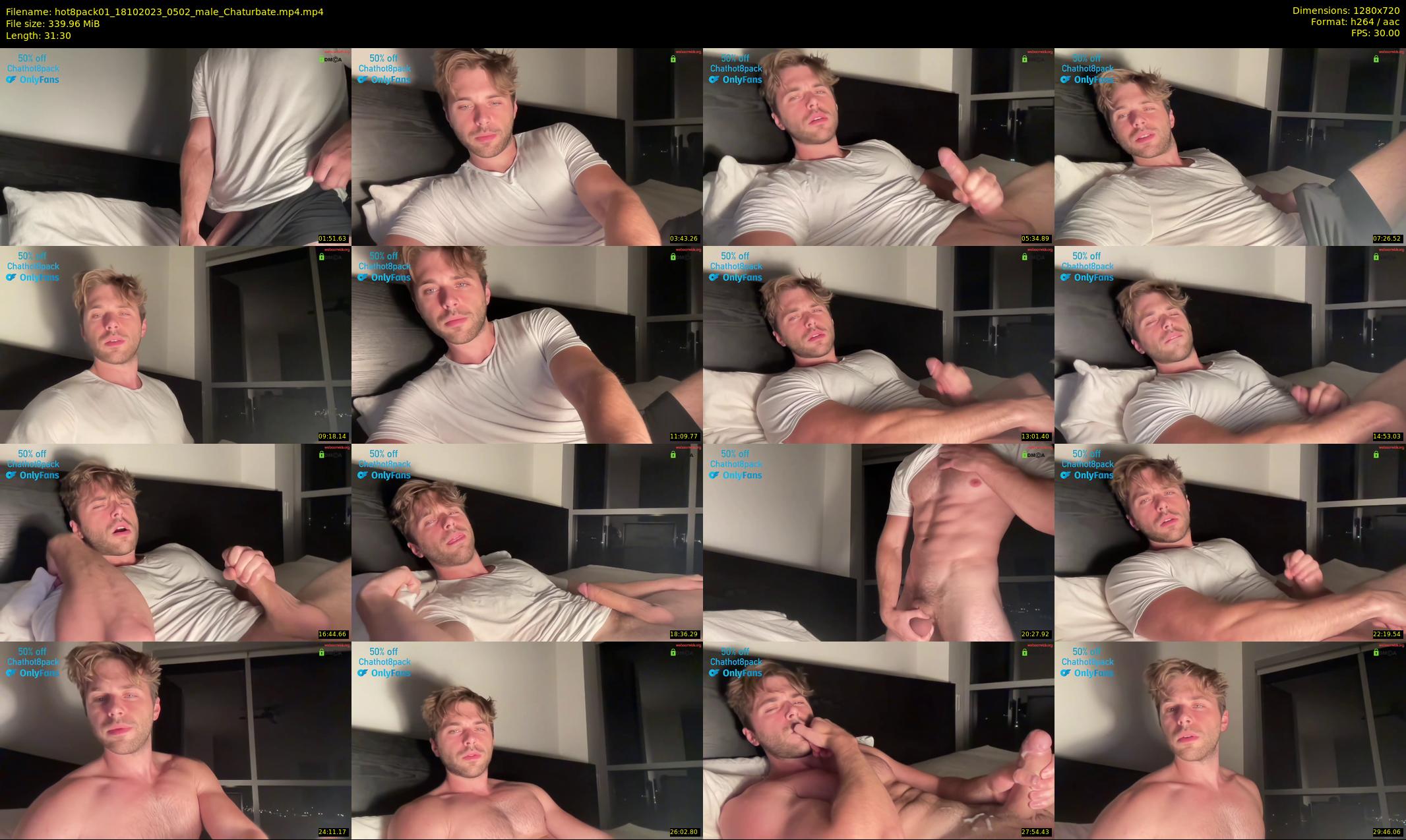 hot8pack01 — 32 minute Chaturbate male cam show recording, 720p, Oct 18, 2023