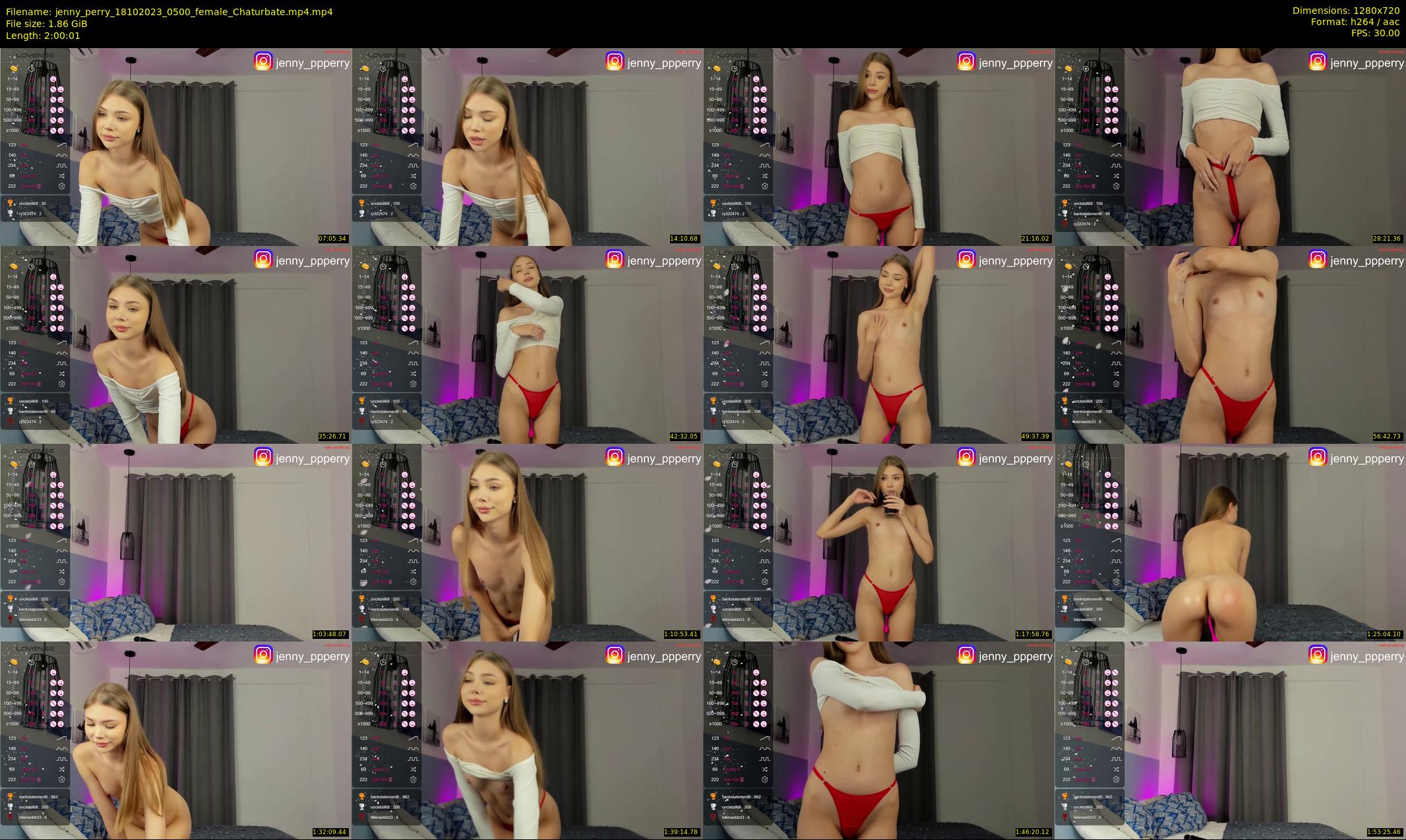 jenny_perry — 121 minute Chaturbate female cam show recording, 720p, Oct 18, 2023