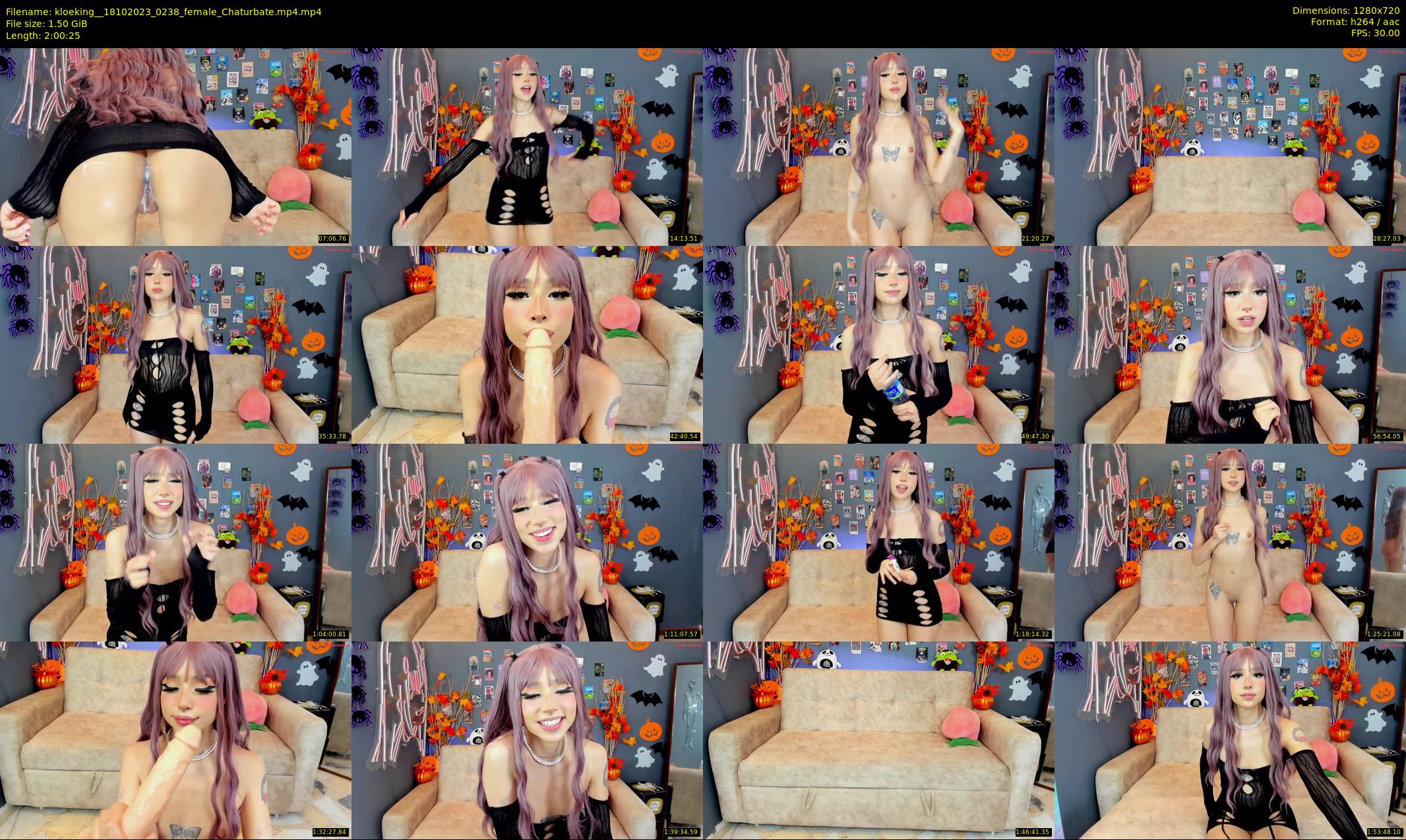 kloeking_ — 121 minute Chaturbate female cam show recording, 720p, Oct 18, 2023