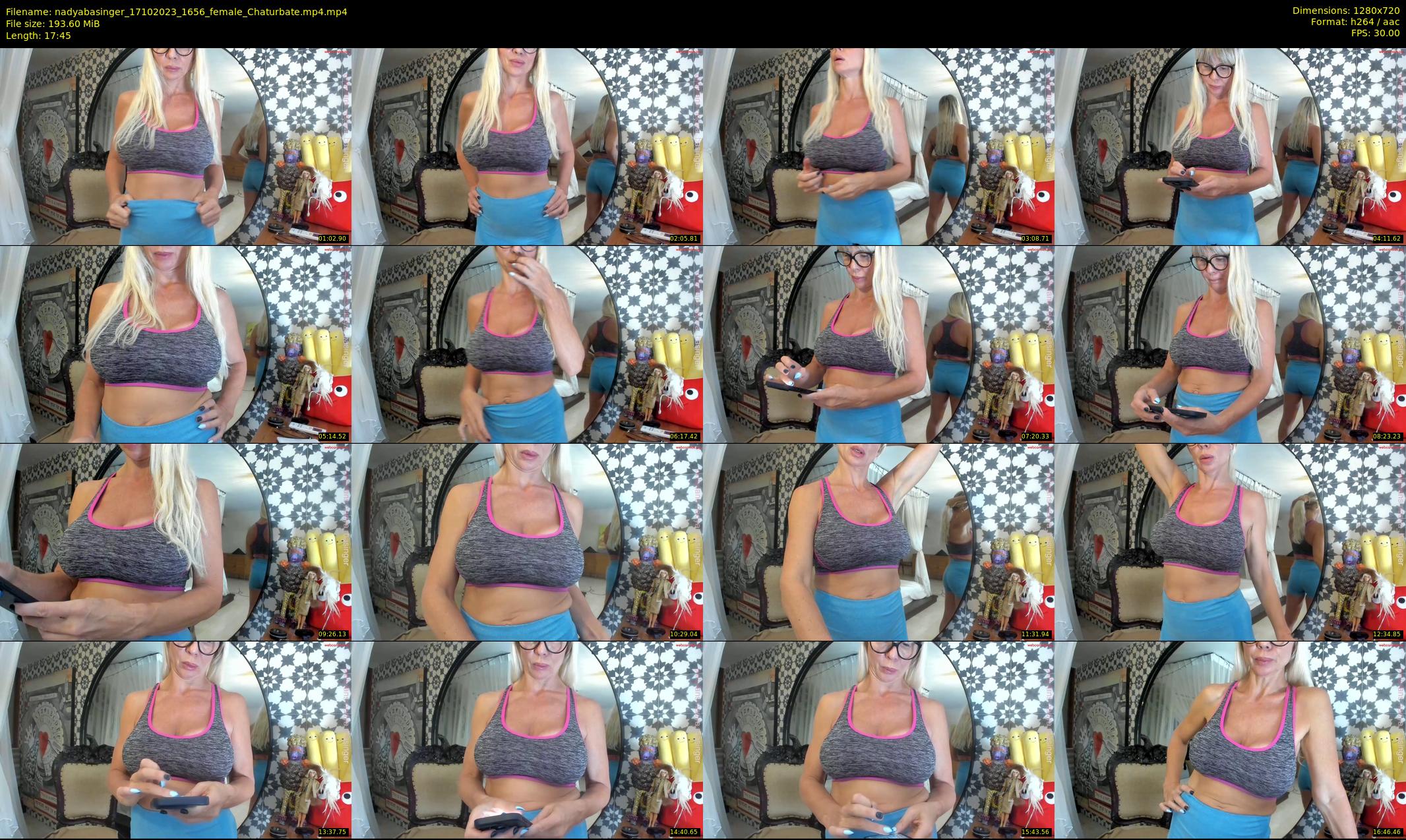 nadyabasinger — 18 minute Chaturbate female cam show recording, 720p, Oct 17, 2023