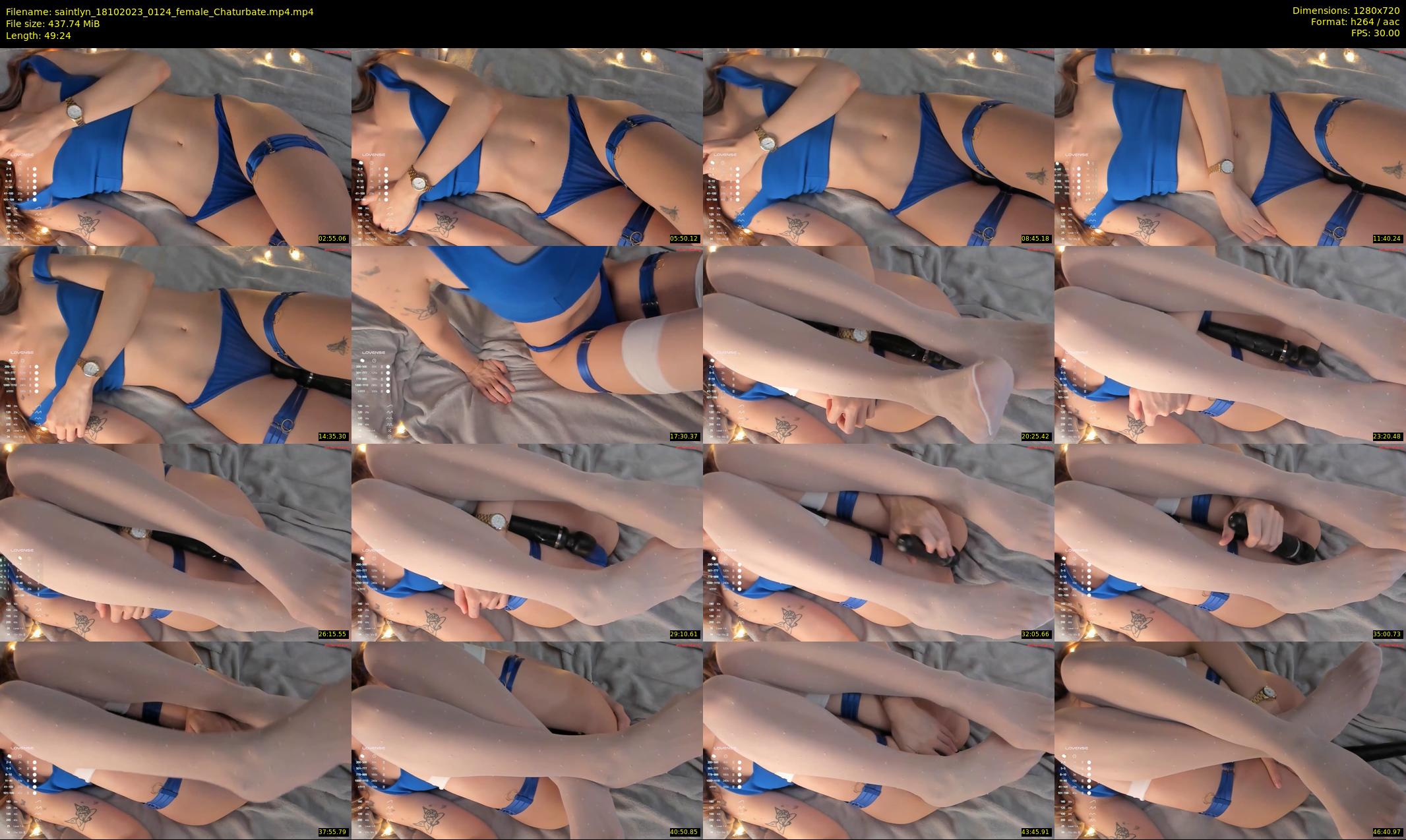 saintlyn — 50 minute Chaturbate female cam show recording, 720p, Oct 18, 2023