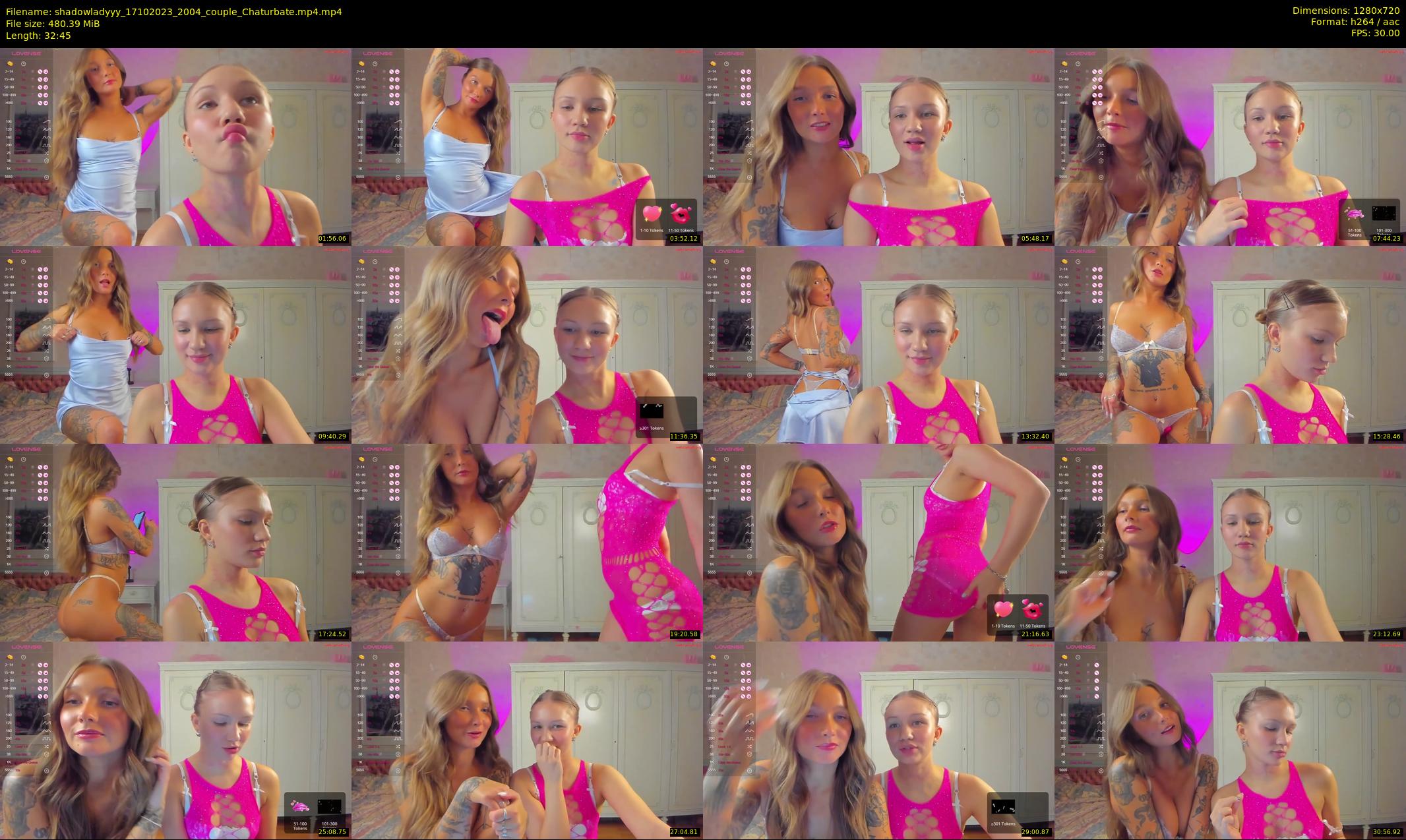 shadowladyyy — 33 minute Chaturbate couple cam show recording, 720p, Oct 17, 2023
