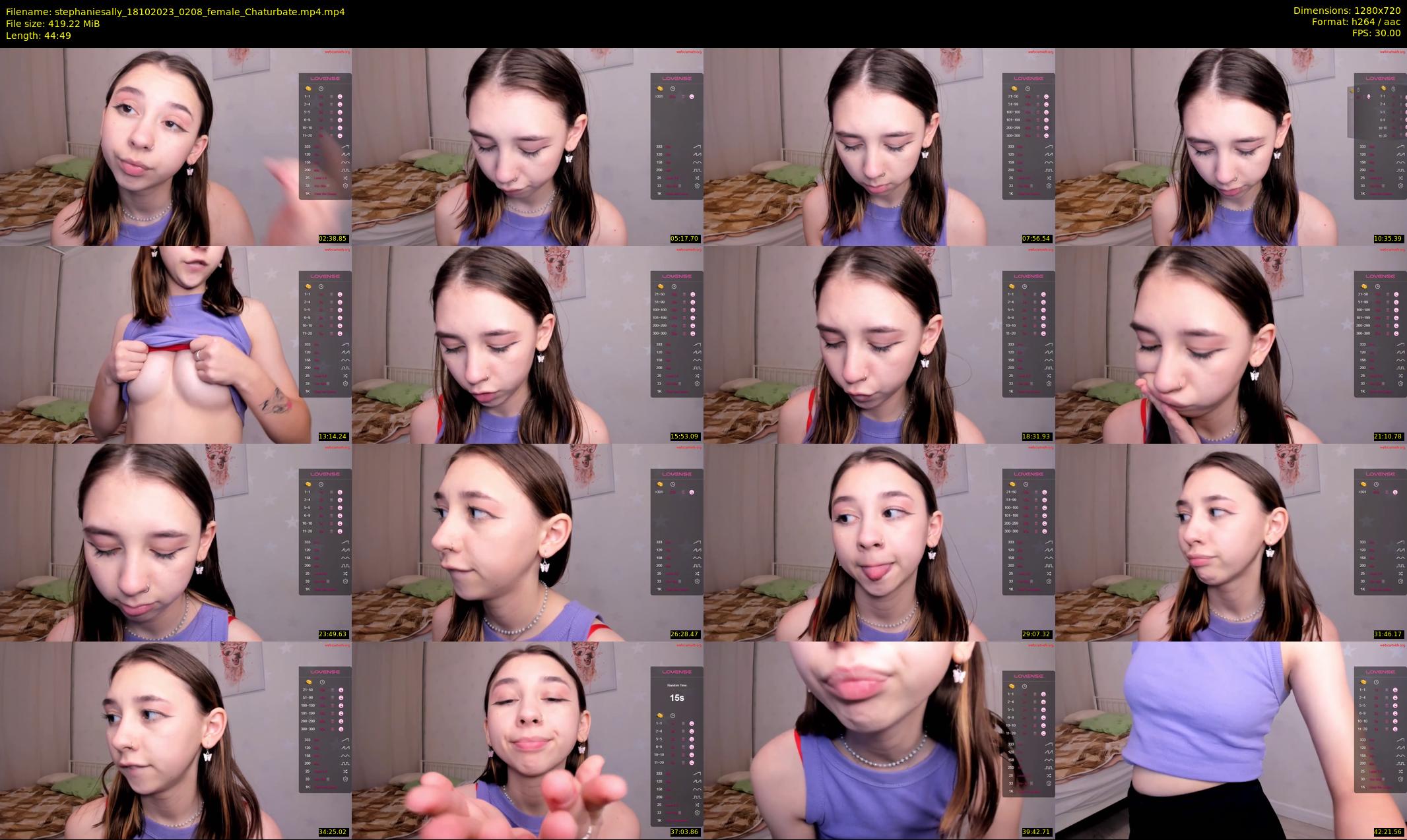stephaniesally — 45 minute Chaturbate female cam show recording, 720p, Oct 18, 2023