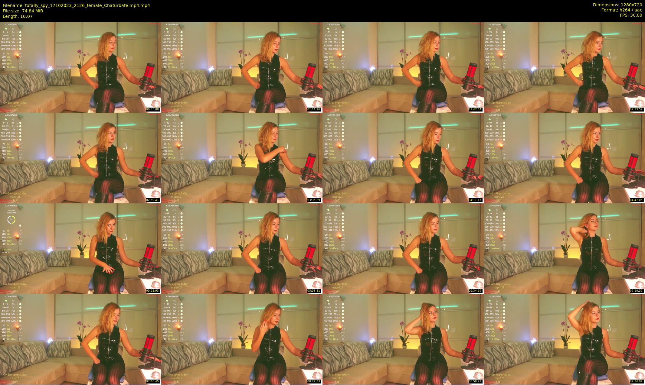 totally_spy — 11 minute Chaturbate female cam show recording, 720p, Oct 17, 2023