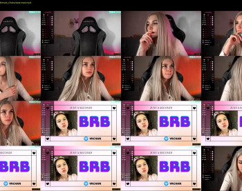 vrchan — 121 minute Chaturbate couple cam show recording, 720p, Oct 17, 2023