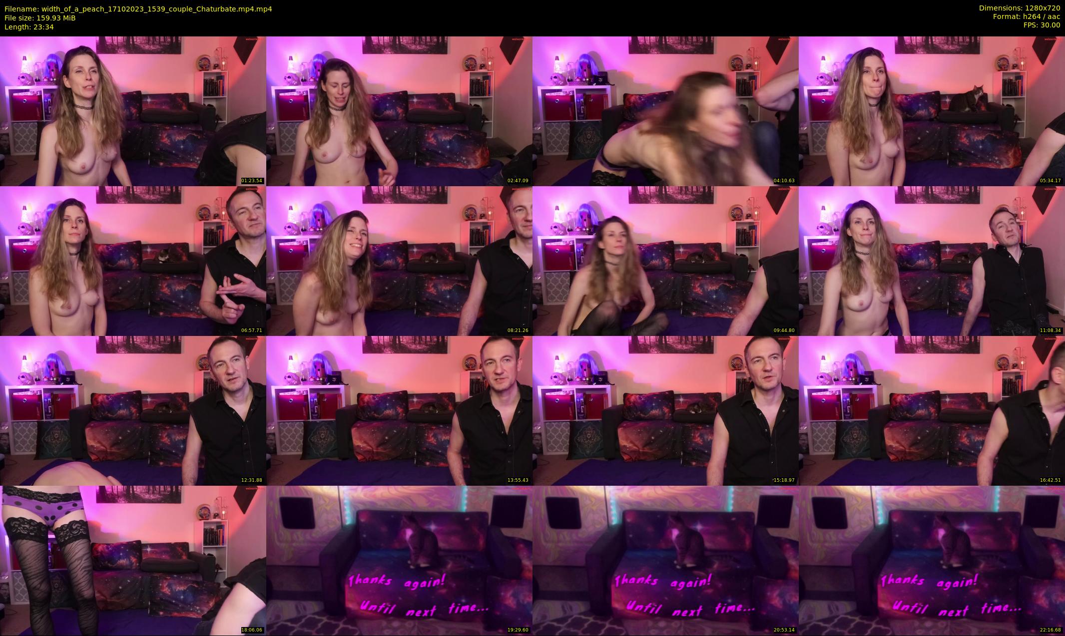 width_of_a_peach — 24 minute Chaturbate couple cam show recording, 720p, Oct 17, 2023