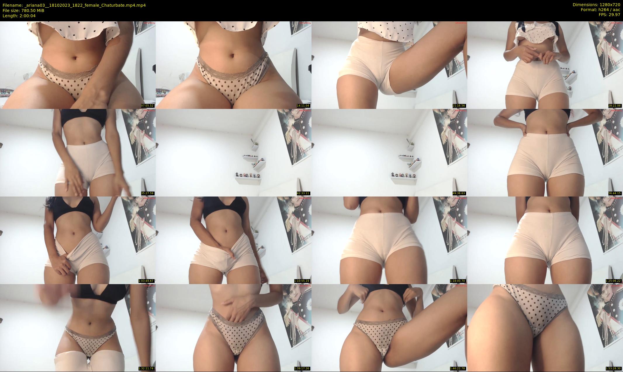 _ariana03_ — 121 minute Chaturbate female cam show recording, 720p, Oct 18, 2023