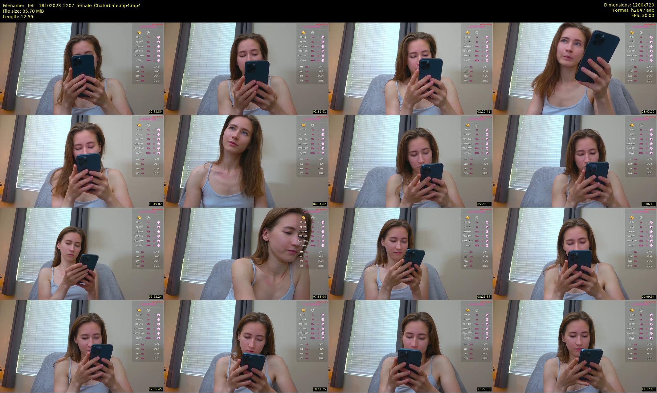 _feli_ — 13 minute Chaturbate female cam show recording, 720p, Oct 18, 2023