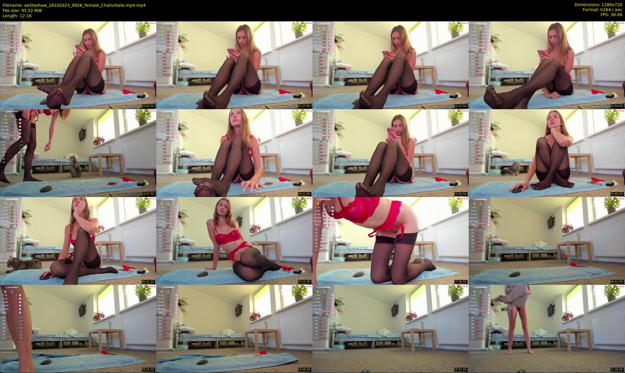 aelitashaw — 13 minute Chaturbate female cam show recording, 720p, Oct 18, 2023