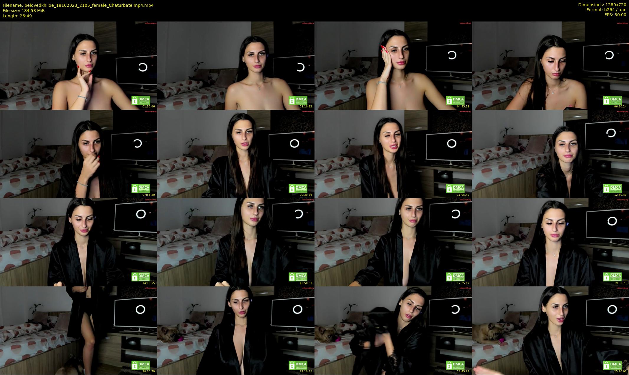 belovedkhlloe — 27 minute Chaturbate female cam show recording, 720p, Oct 18, 2023