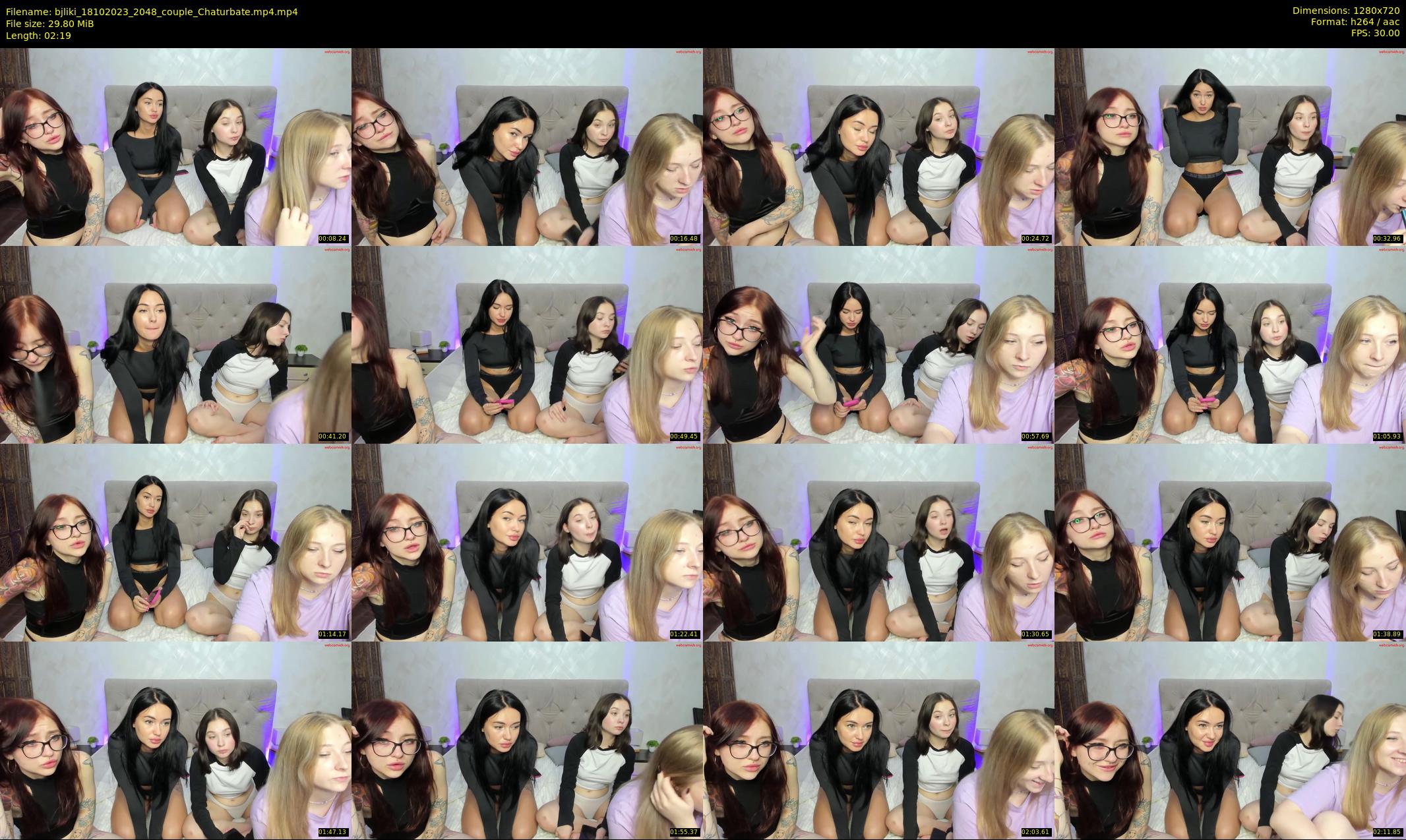 bjliki — 3 minute Chaturbate couple cam show recording, 720p, Oct 18, 2023