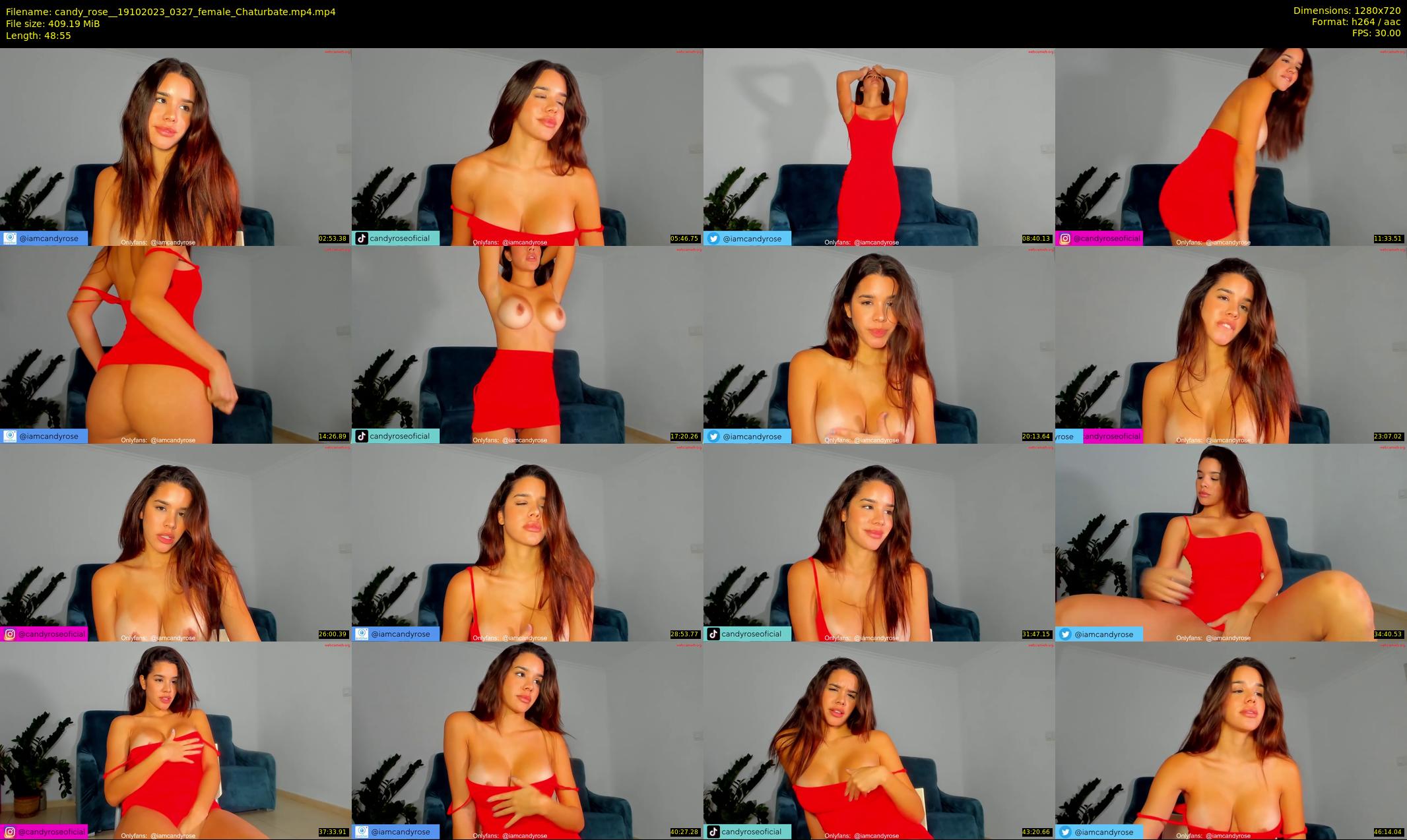 candy_rose_ — 49 minute Chaturbate female cam show recording, 720p, Oct 19, 2023