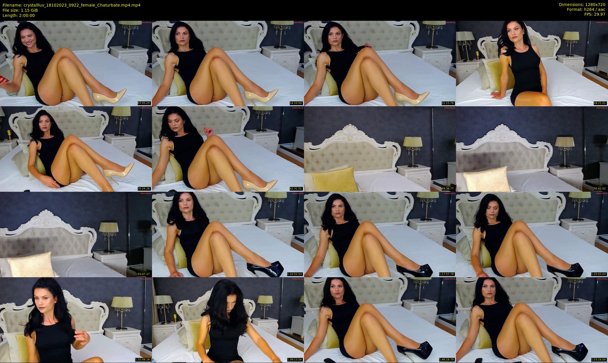 crystallluv — 120 minute Chaturbate female cam show recording, 720p, Oct 18, 2023