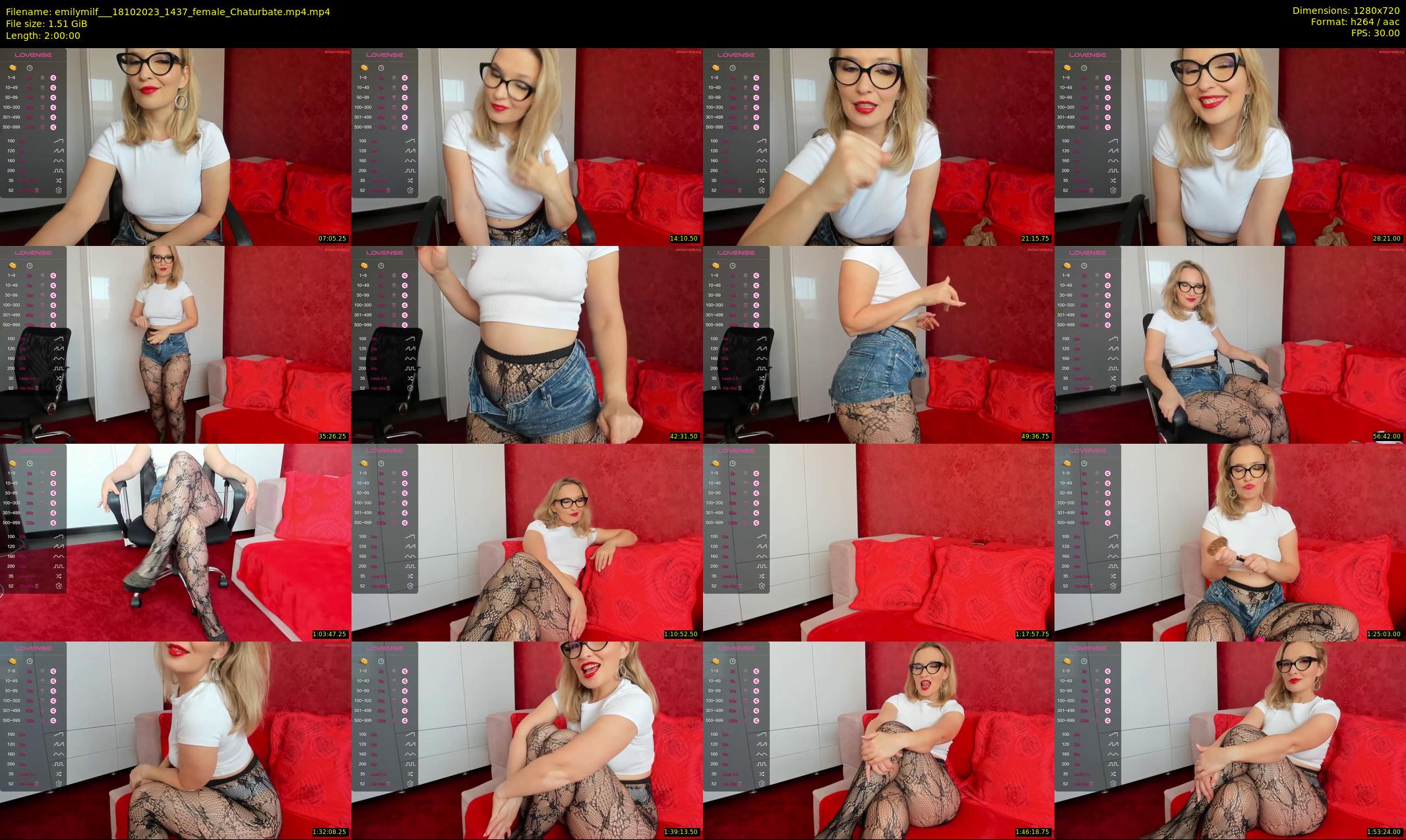 emilymilf__ — 120 minute Chaturbate female cam show recording, 720p, Oct 18, 2023