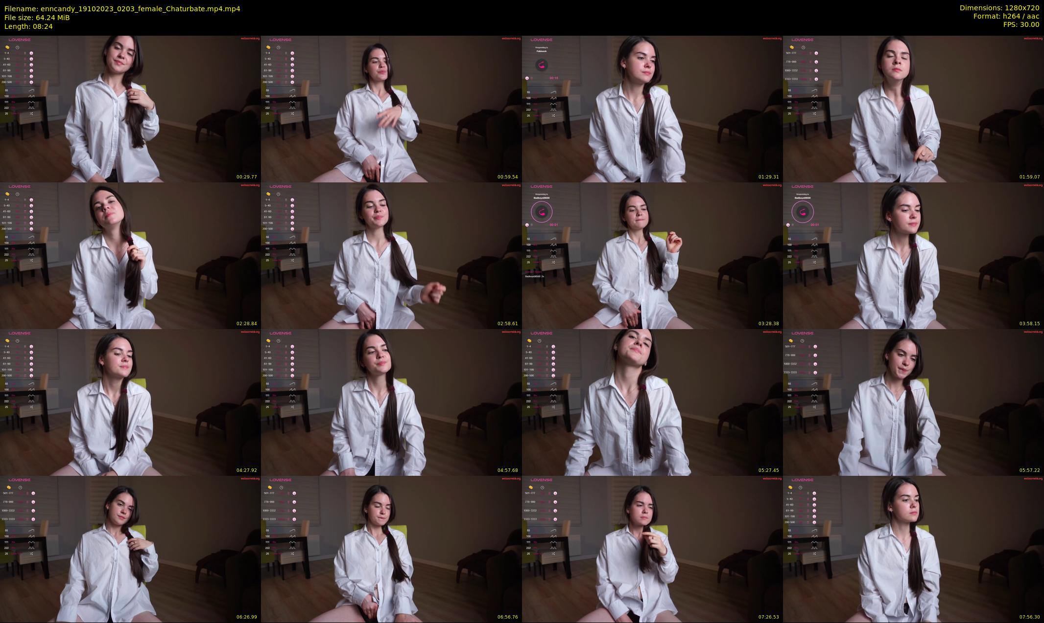 enncandy — 9 minute Chaturbate female cam show recording, 720p, Oct 19, 2023