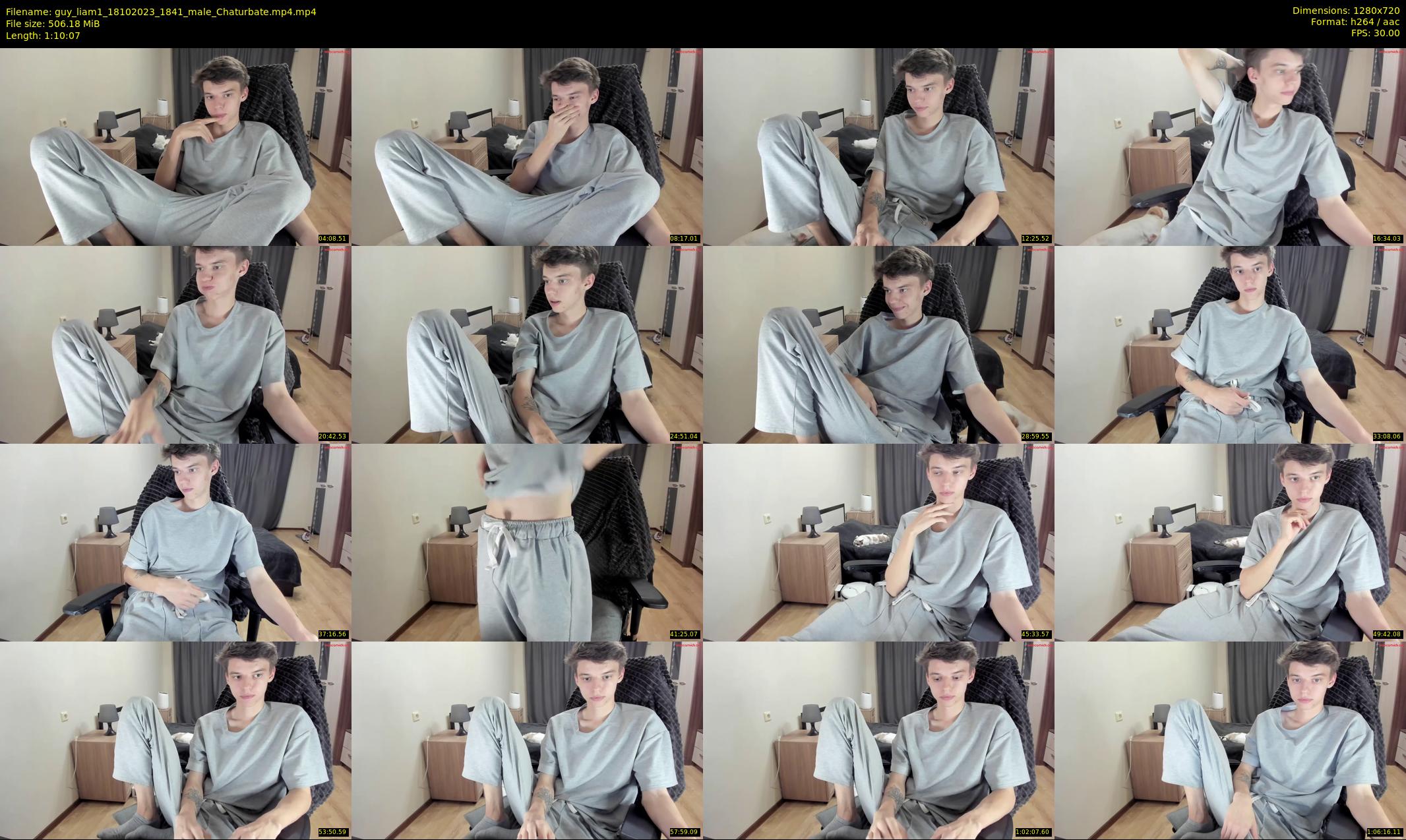 guy_liam1 — 71 minute Chaturbate male cam show recording, 720p, Oct 18, 2023
