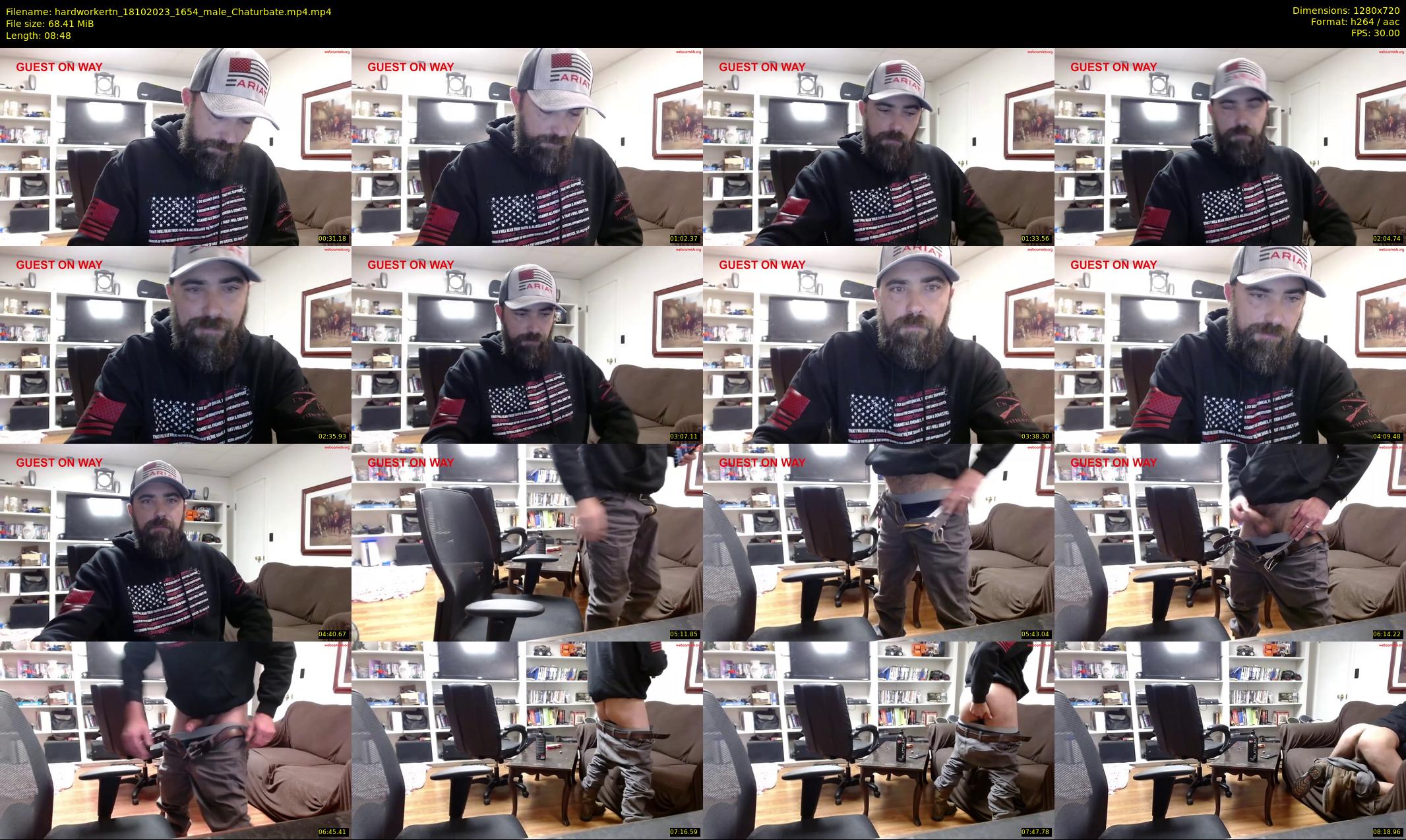hardworkertn — 9 minute Chaturbate male cam show recording, 720p, Oct 18, 2023