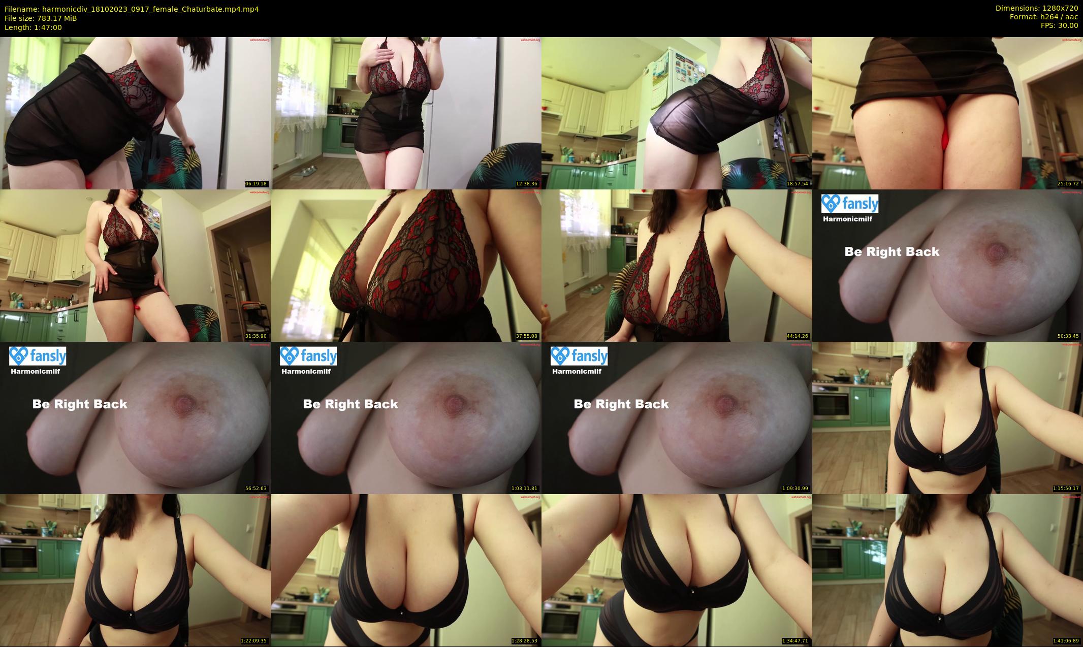 harmonicdiv — 107 minute Chaturbate female cam show recording, 720p, Oct 18, 2023