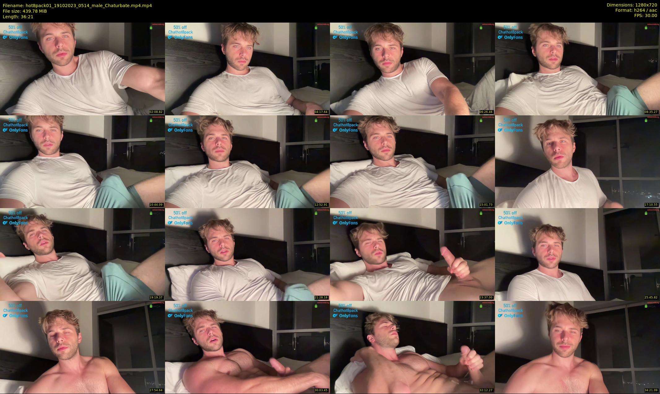 hot8pack01 — 37 minute Chaturbate male cam show recording, 720p, Oct 19, 2023