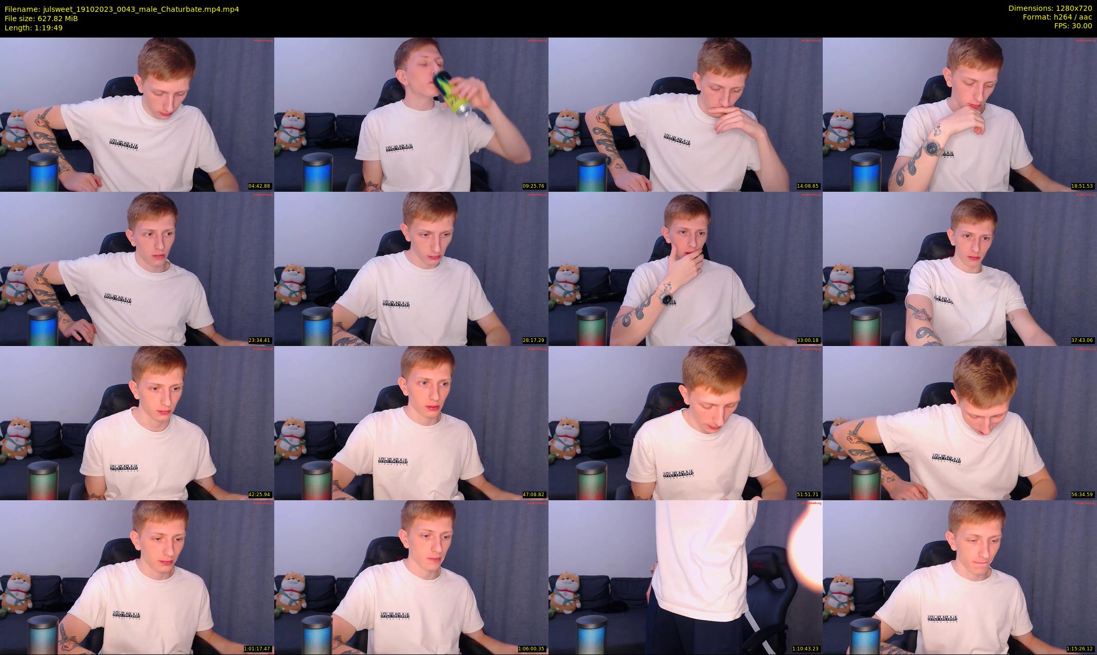 julsweet — 80 minute Chaturbate male cam show recording, 720p, Oct 19, 2023