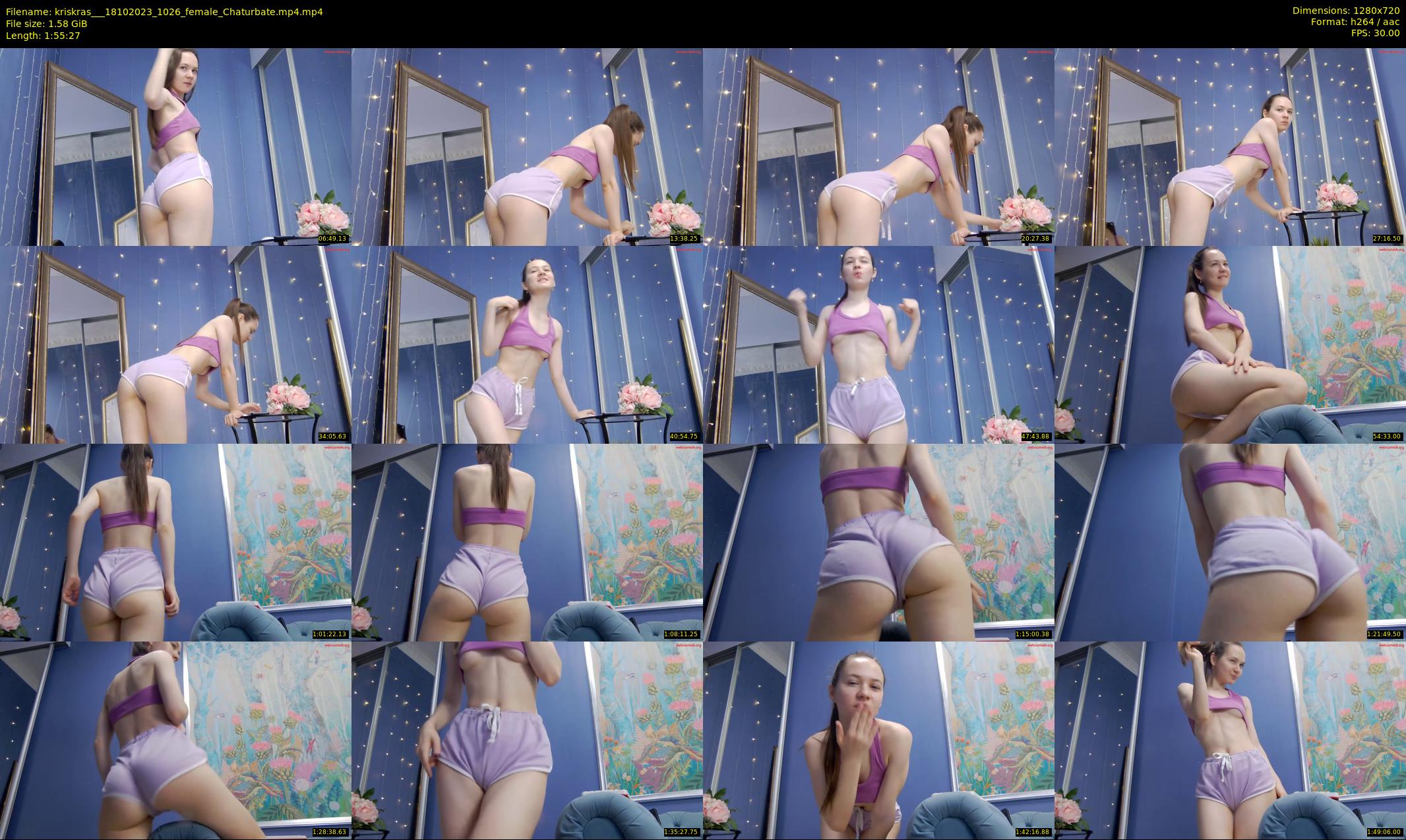 kriskras__ — 116 minute Chaturbate female cam show recording, 720p, Oct 18, 2023