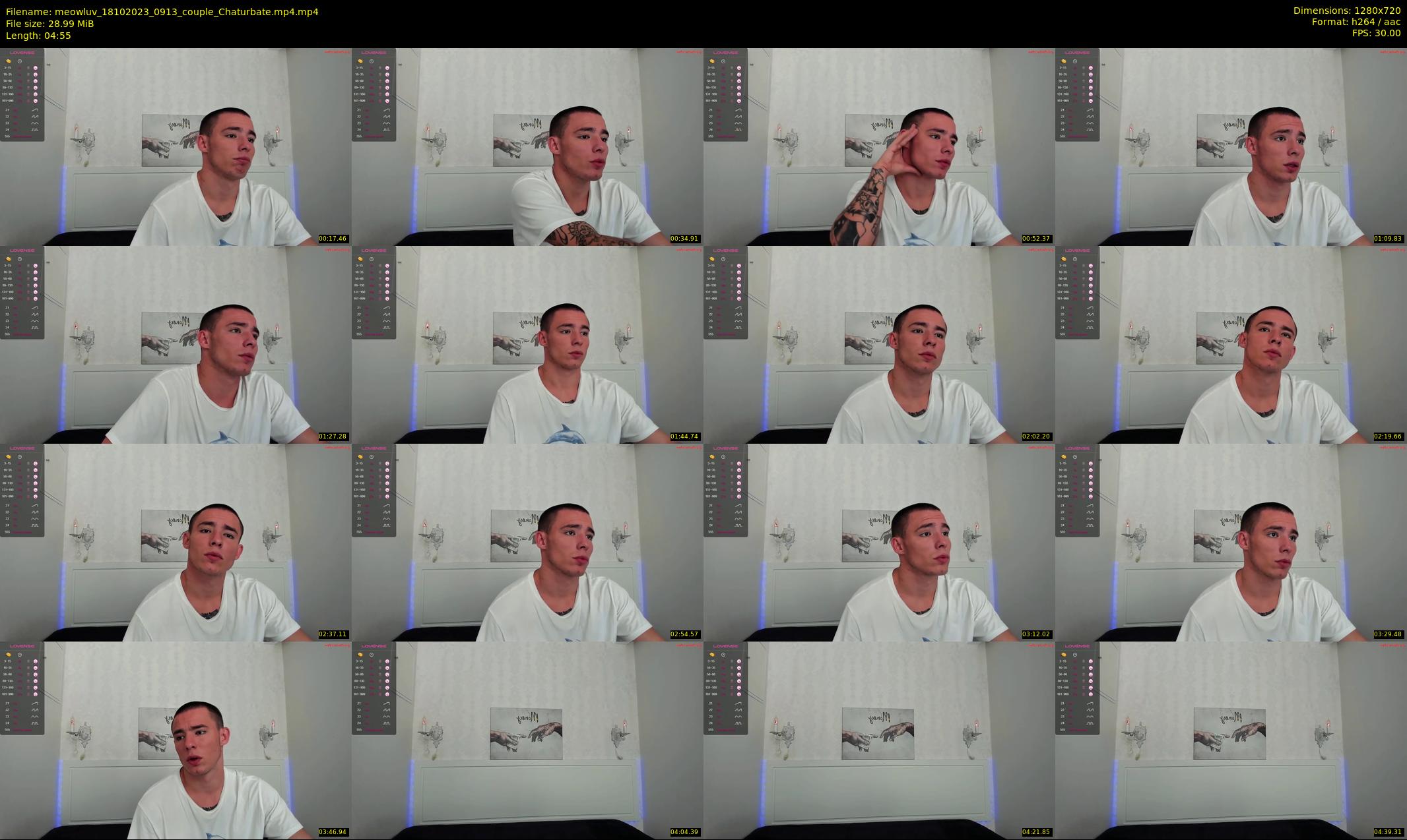 meowluv — 5 minute Chaturbate couple cam show recording, 720p, Oct 18, 2023
