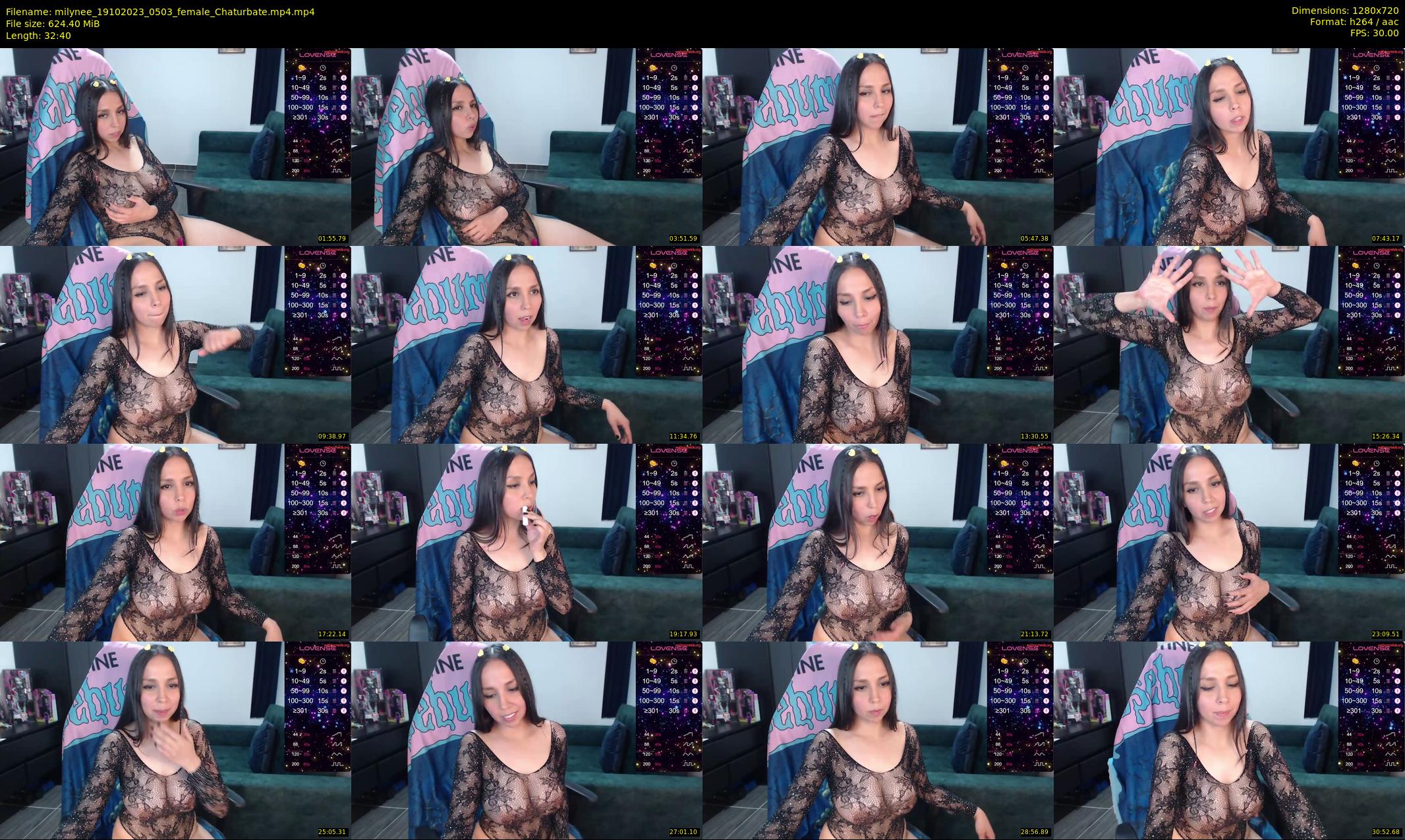 milynee — 33 minute Chaturbate female cam show recording, 720p, Oct 19, 2023