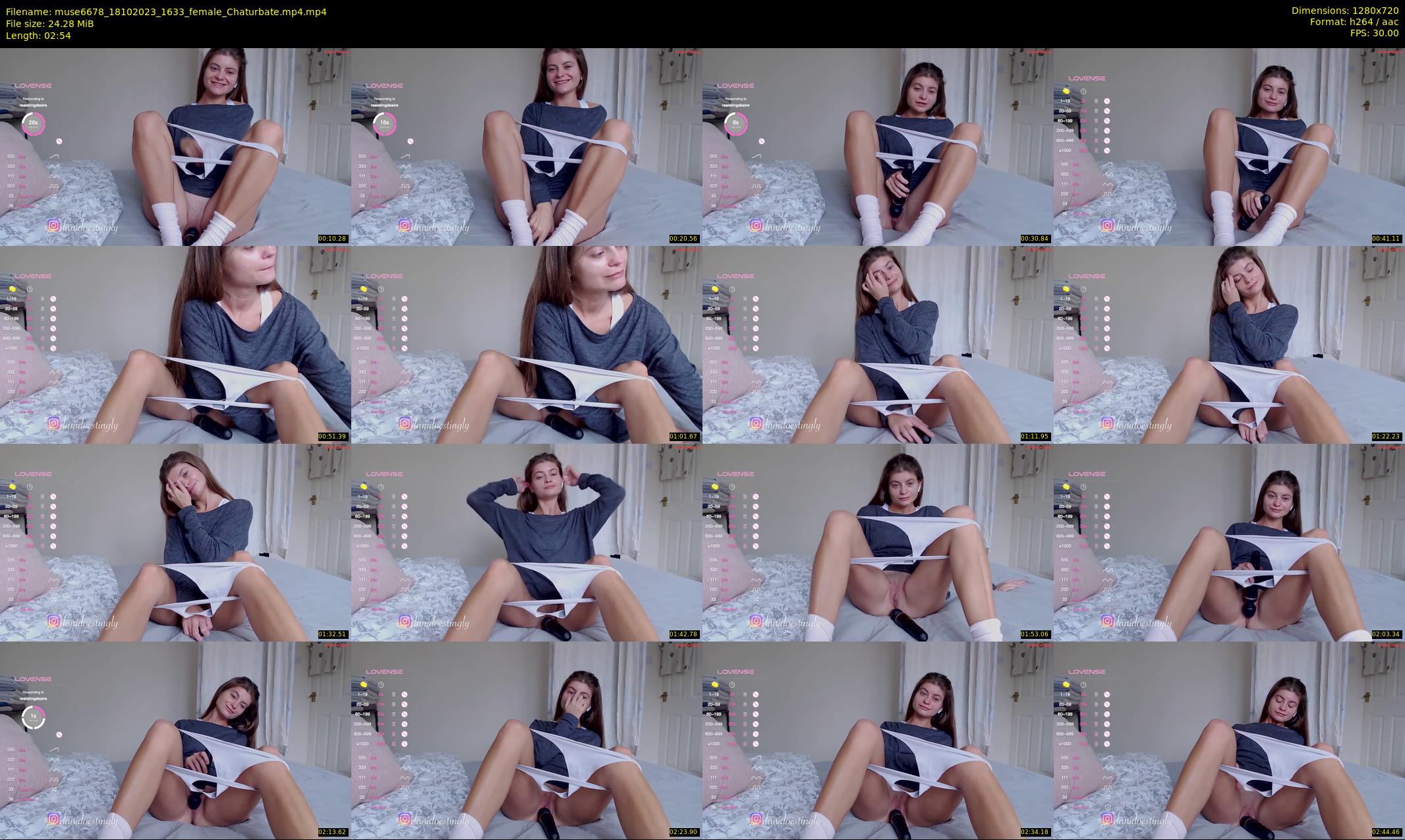 muse6678 — 3 minute Chaturbate female cam show recording, 720p, Oct 18, 2023