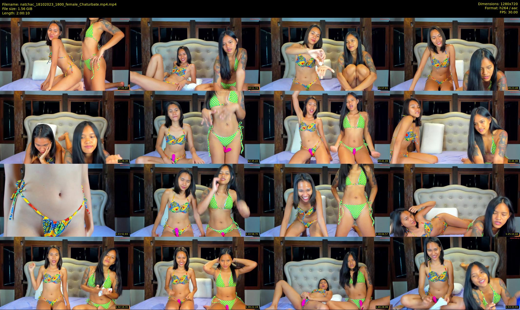 natchac — 121 minute Chaturbate female cam show recording, 720p, Oct 18, 2023