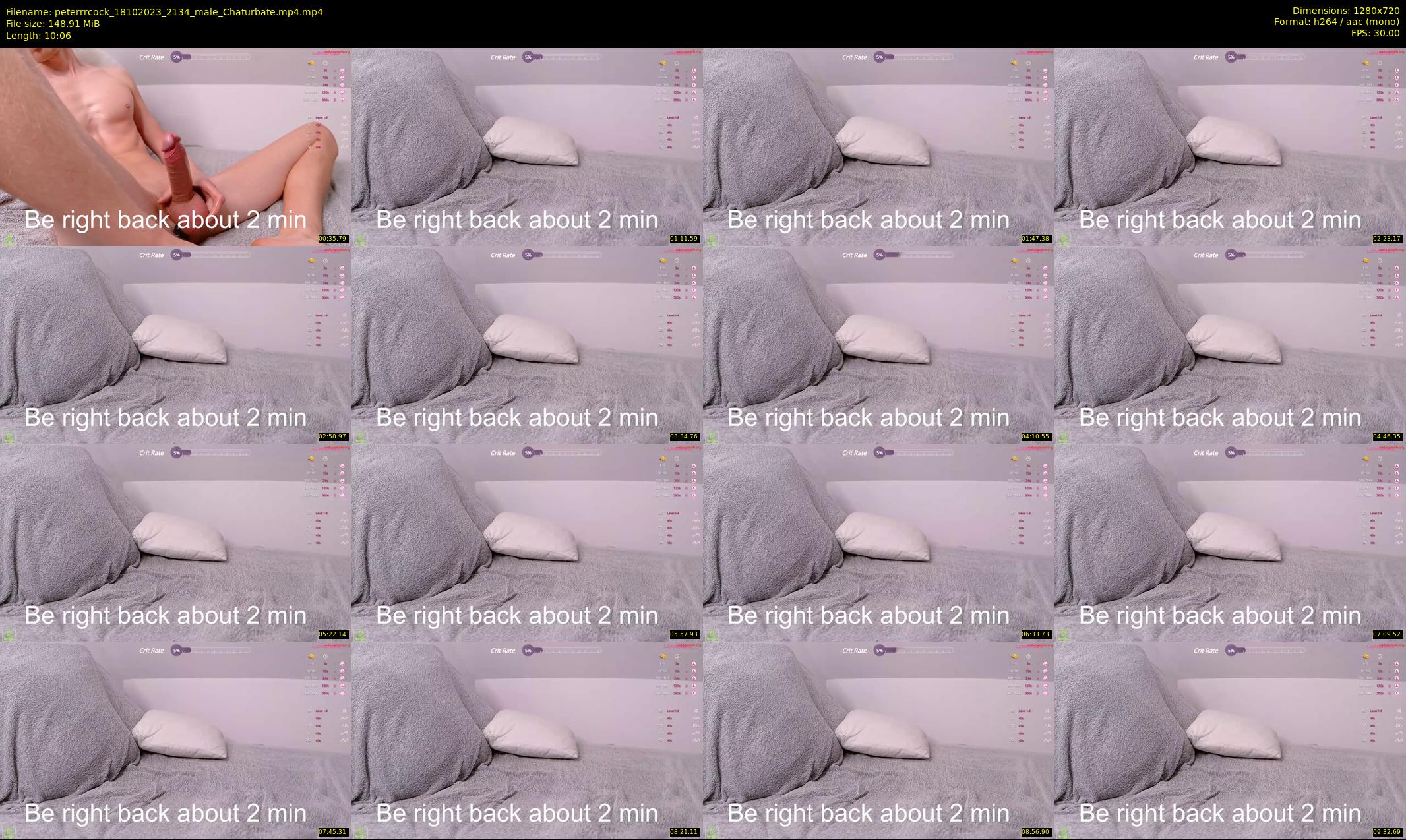 peterrrcock — 11 minute Chaturbate male cam show recording, 720p, Oct 18, 2023