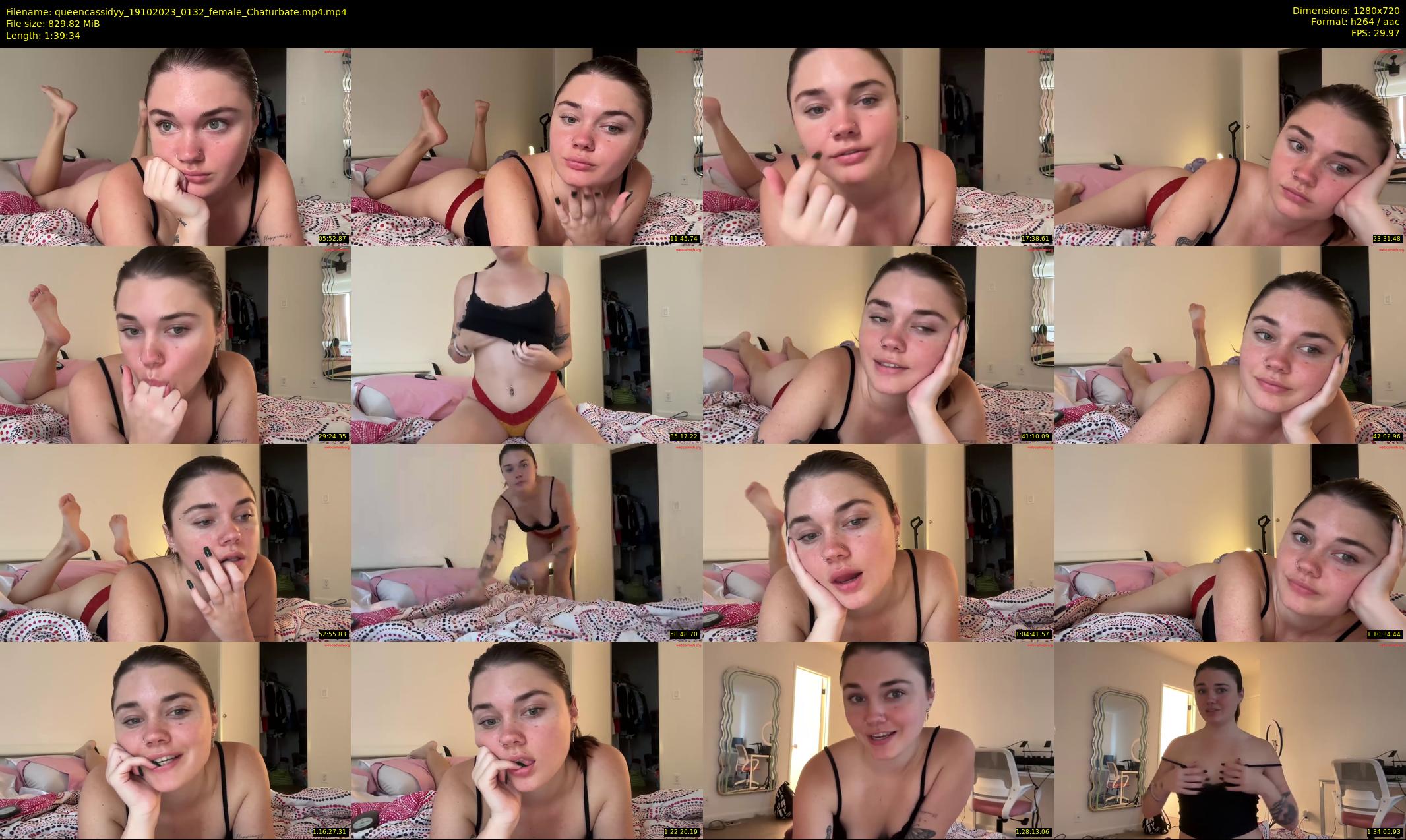 queencassidyy — 100 minute Chaturbate female cam show recording, 720p, Oct 19, 2023