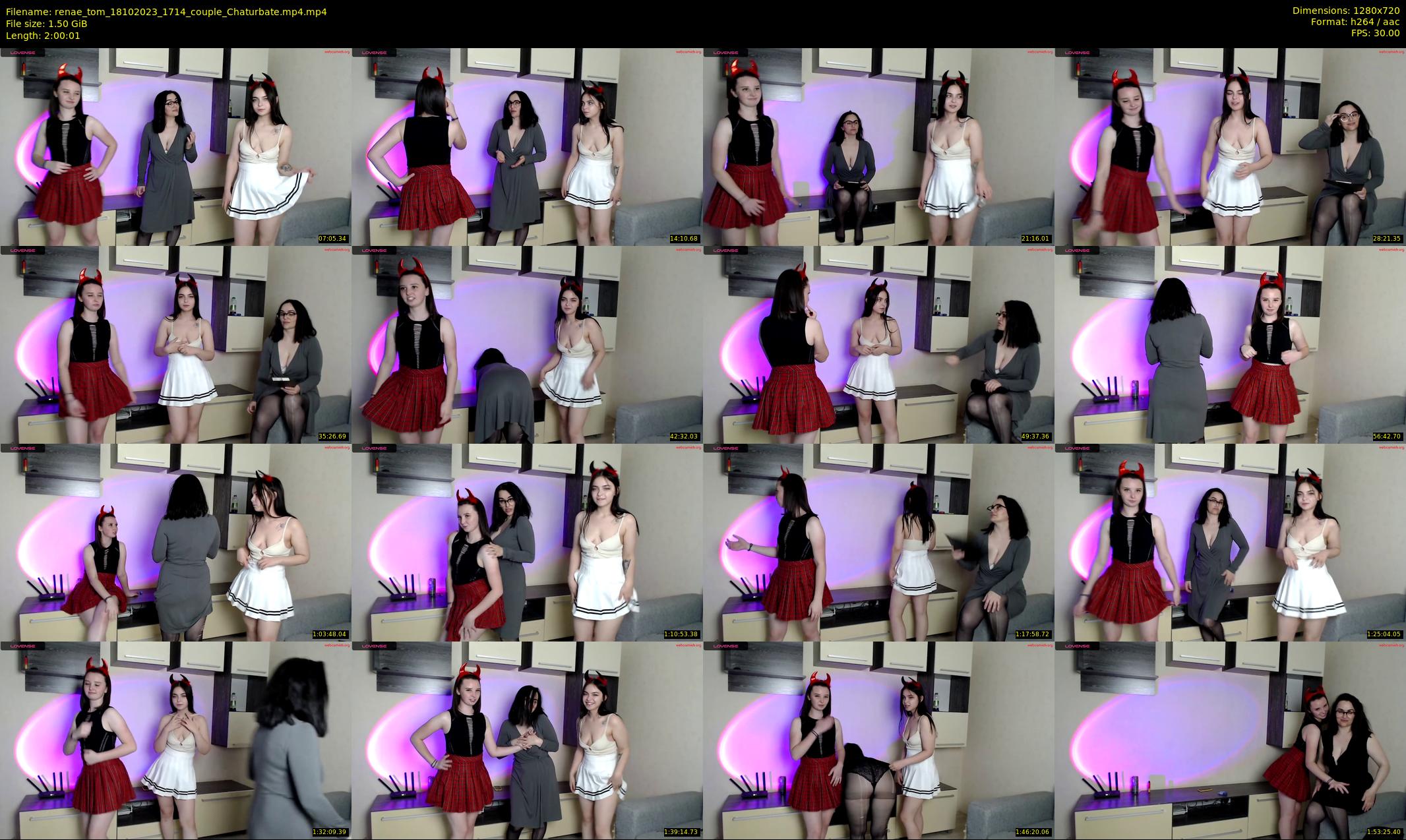 renae_tom — 121 minute Chaturbate couple cam show recording, 720p, Oct 18, 2023
