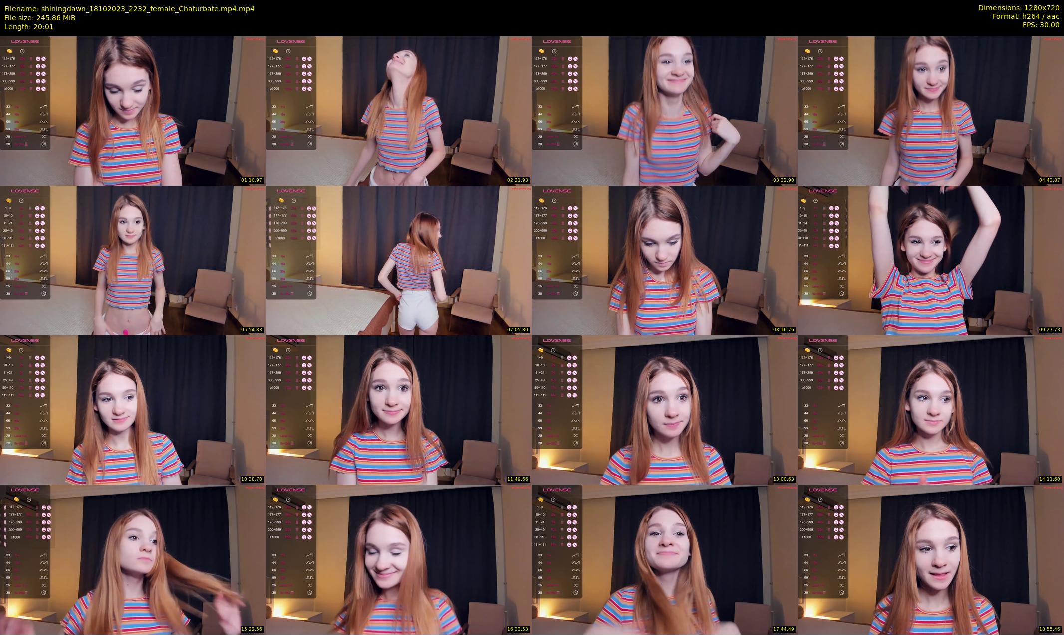shiningdawn — 21 minute Chaturbate female cam show recording, 720p, Oct 18, 2023