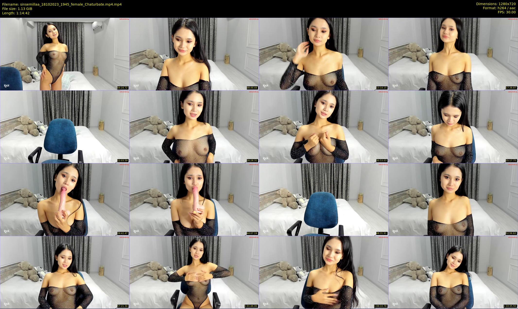 sinsemillaa — 75 minute Chaturbate female cam show recording, 720p, Oct 18, 2023