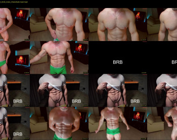 adam_muscle_ — 77 minute Chaturbate male cam show recording, 720p, Oct 20, 2023