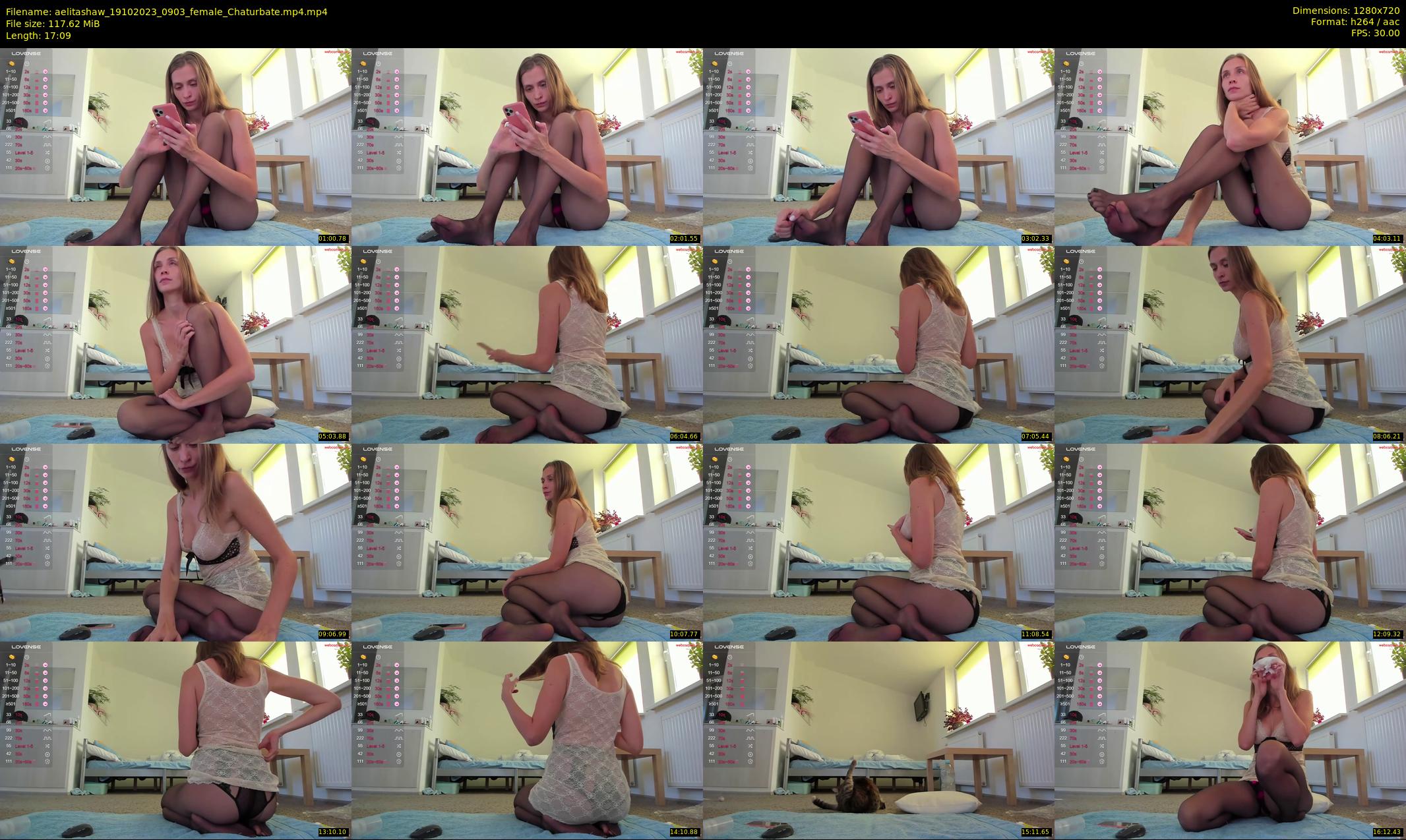 aelitashaw — 18 minute Chaturbate female cam show recording, 720p, Oct 19, 2023