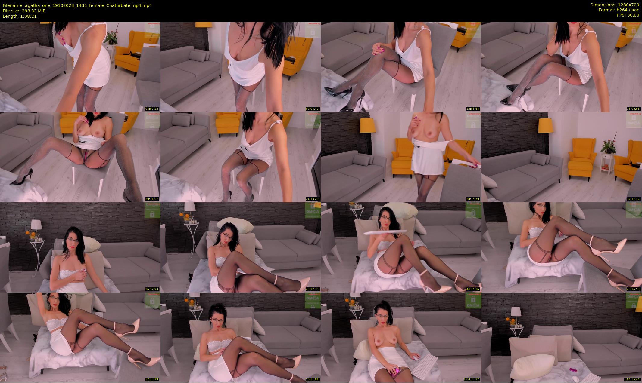 agatha_one — 69 minute Chaturbate female cam show recording, 720p, Oct 19, 2023