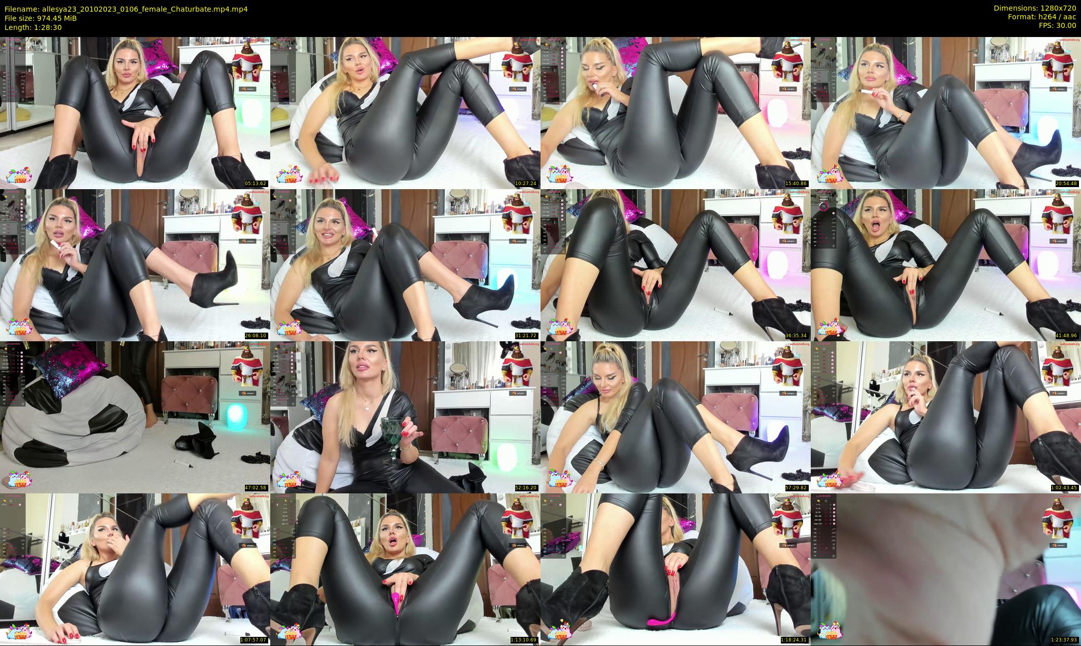 allesya23 — 89 minute Chaturbate female cam show recording, 720p, Oct 20, 2023