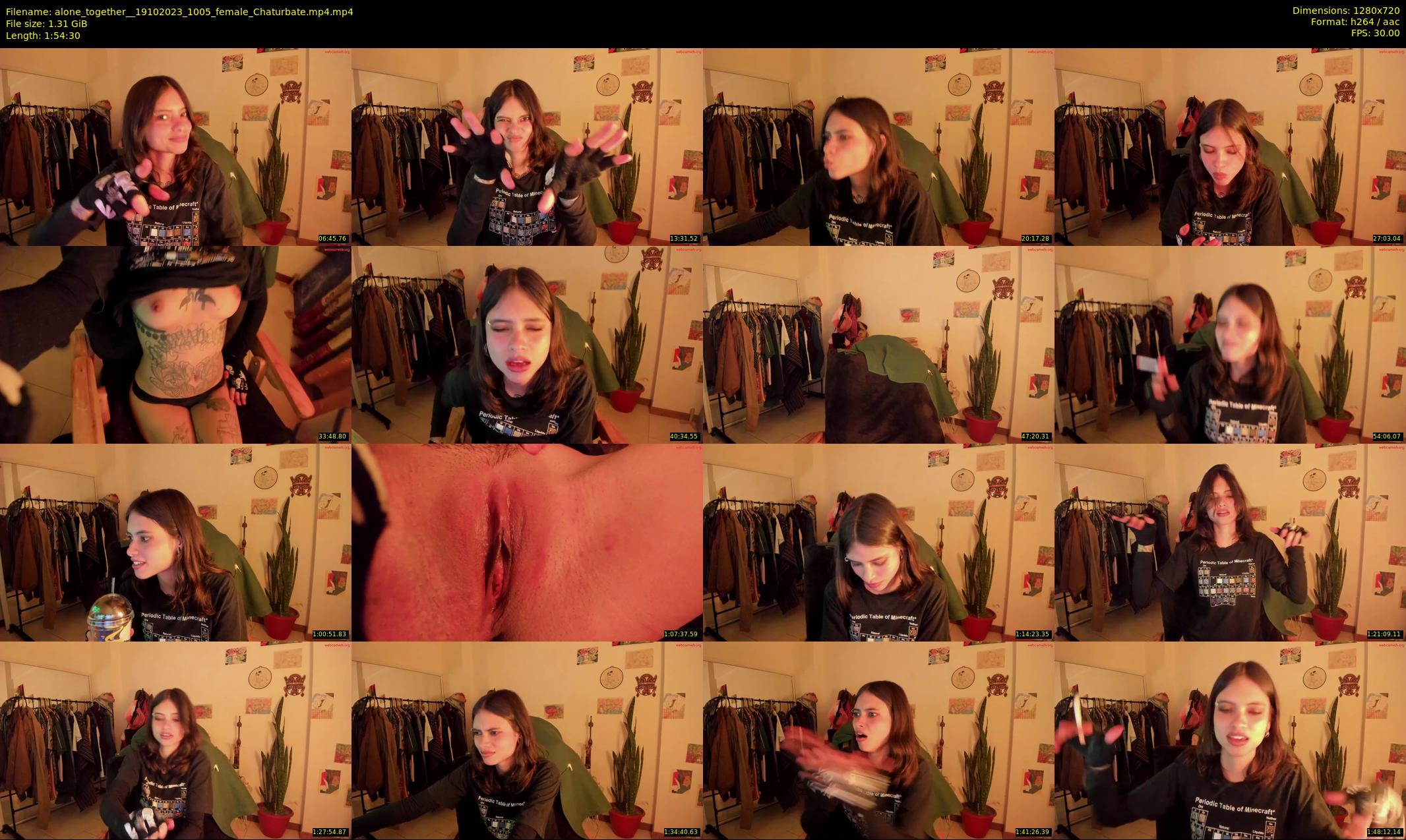 alone_together_ — 115 minute Chaturbate female cam show recording, 720p, Oct 19, 2023