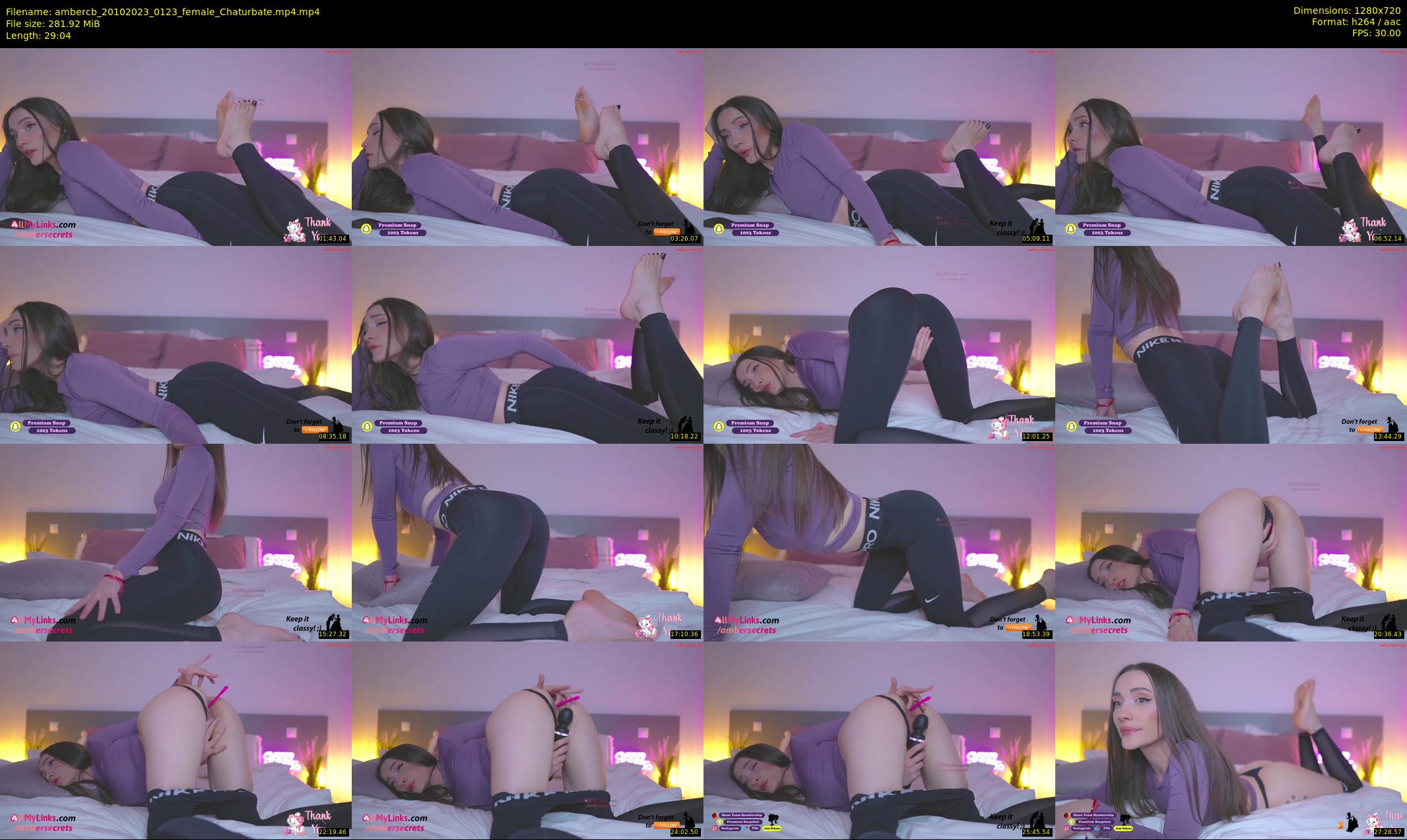 ambercb — 30 minute Chaturbate female cam show recording, 720p, Oct 20, 2023