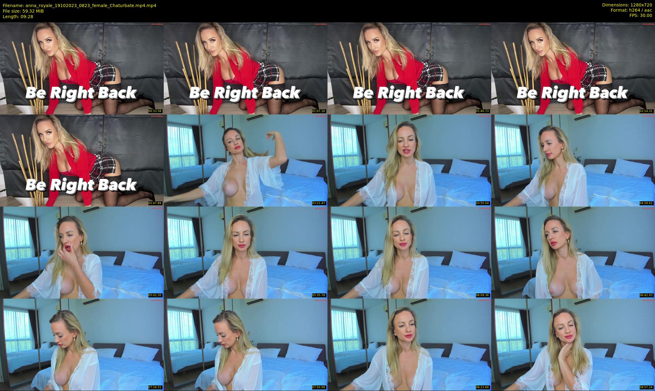 anna_royale — 10 minute Chaturbate female cam show recording, 720p, Oct 19, 2023