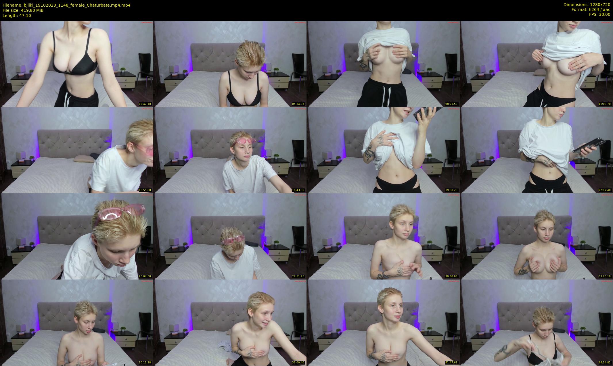 bjliki — 48 minute Chaturbate couple cam show recording, 720p, Oct 19, 2023