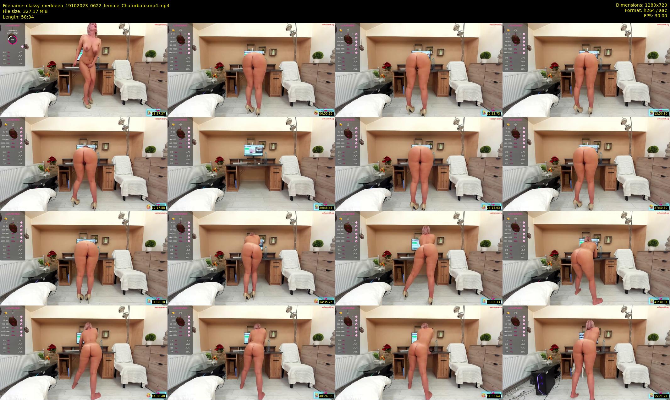 classy_medeeea — 59 minute Chaturbate female cam show recording, 720p, Oct 19, 2023
