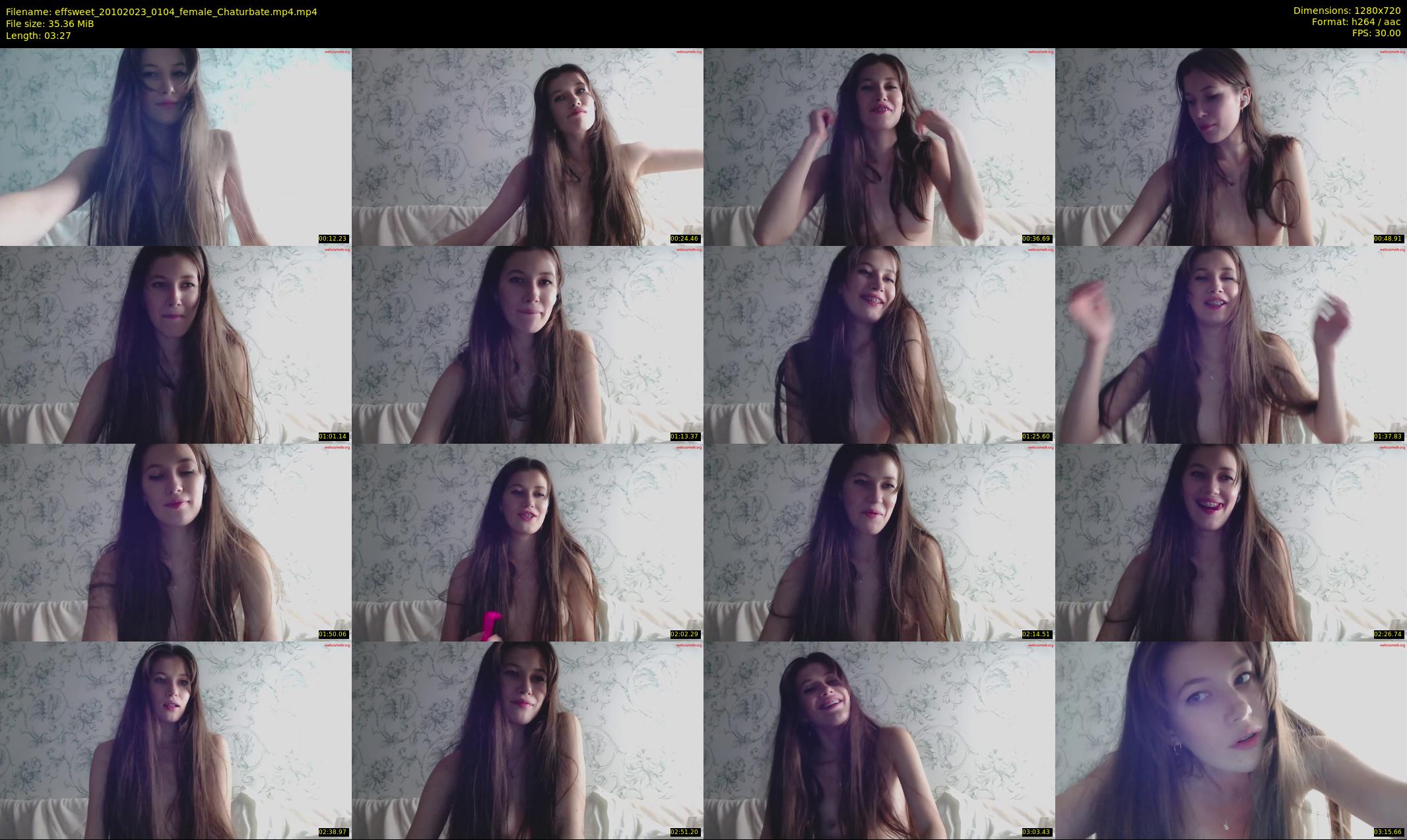 effsweet — 4 minute Chaturbate female cam show recording, 720p, Oct 20, 2023