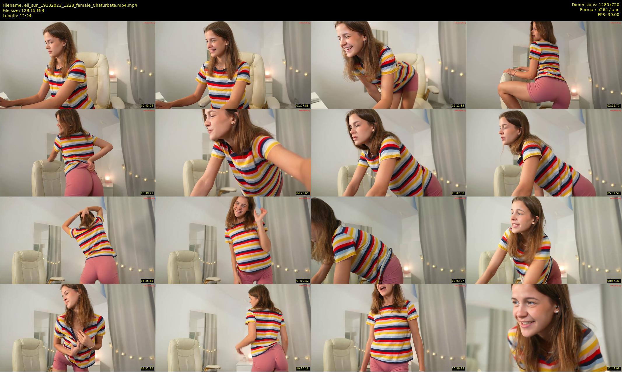 eli_sun — 13 minute Chaturbate female cam show recording, 720p, Oct 19, 2023