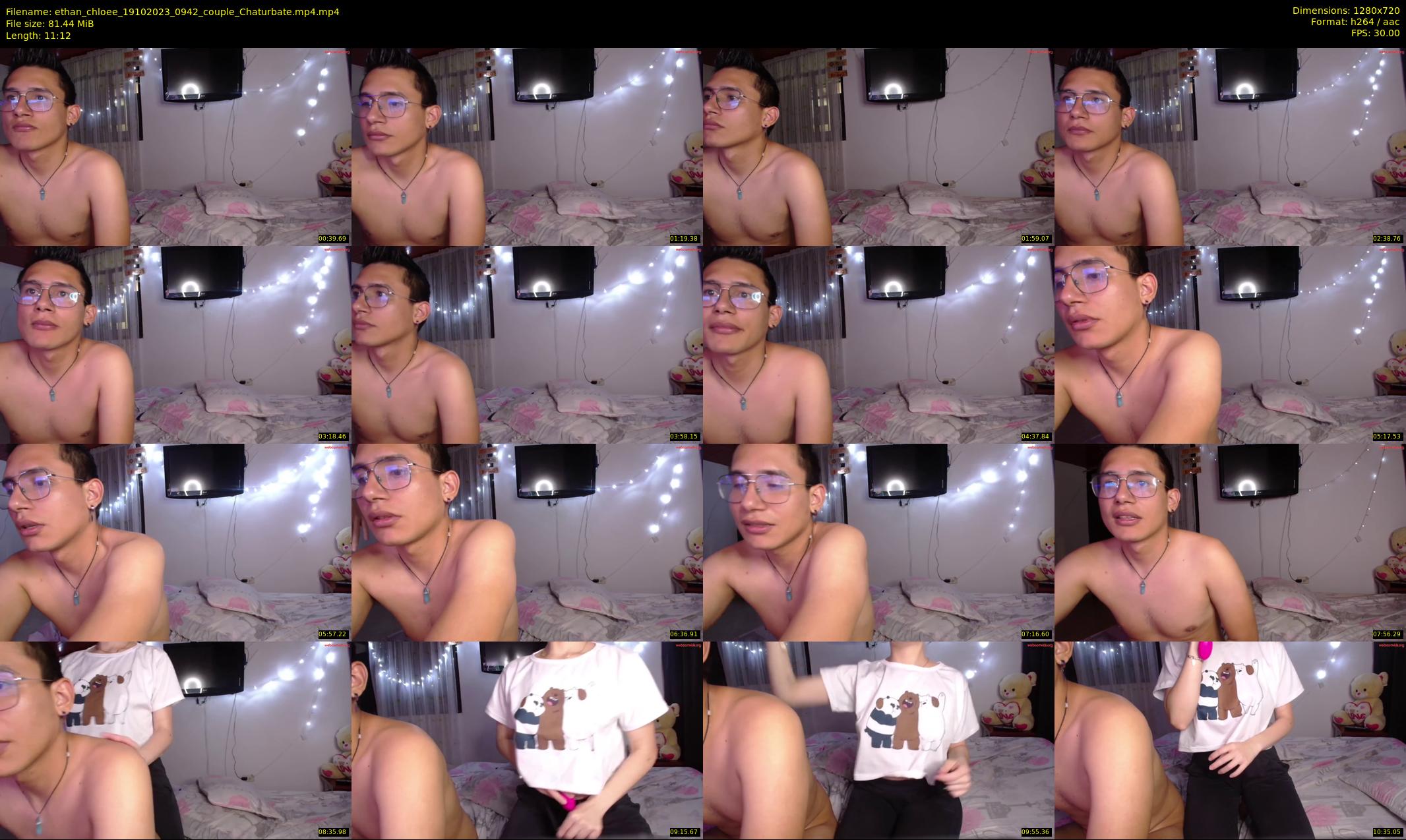 ethan_chloee — 12 minute Chaturbate couple cam show recording, 720p, Oct 19, 2023