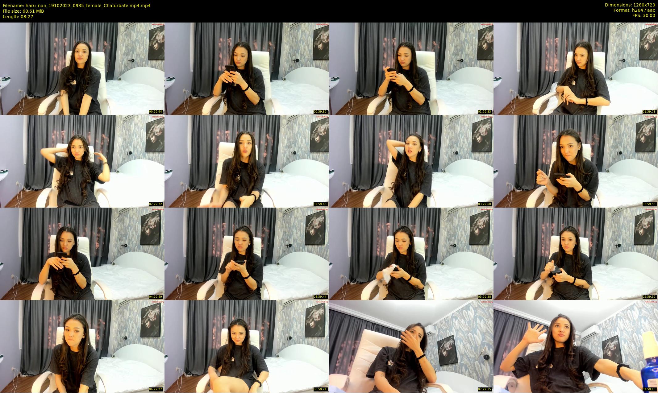 haru_nan — 9 minute Chaturbate female cam show recording, 720p, Oct 19, 2023