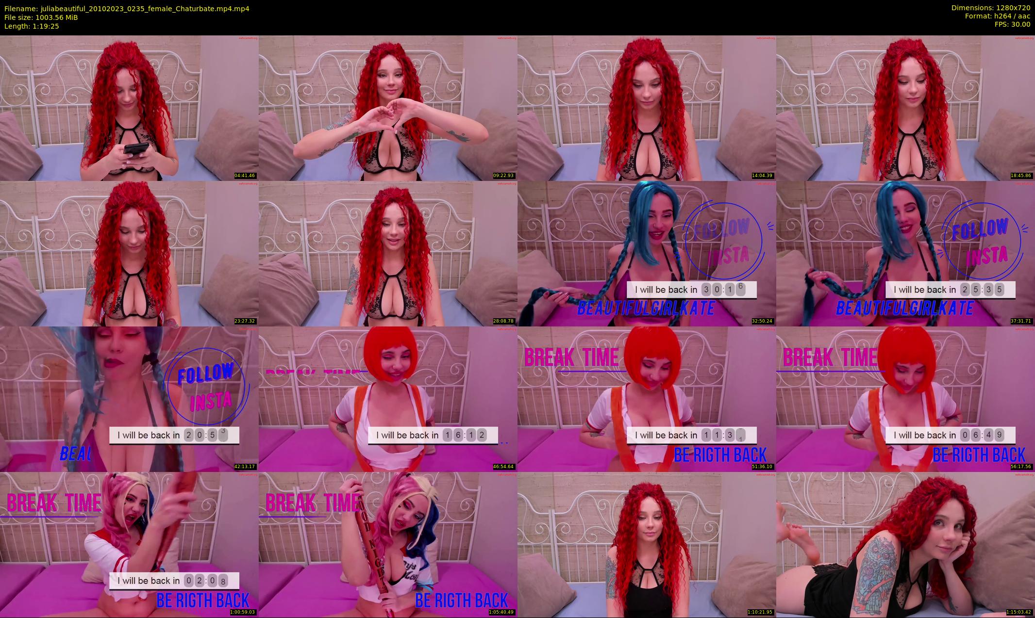 juliabeautiful — 80 minute Chaturbate female cam show recording, 720p, Oct 20, 2023